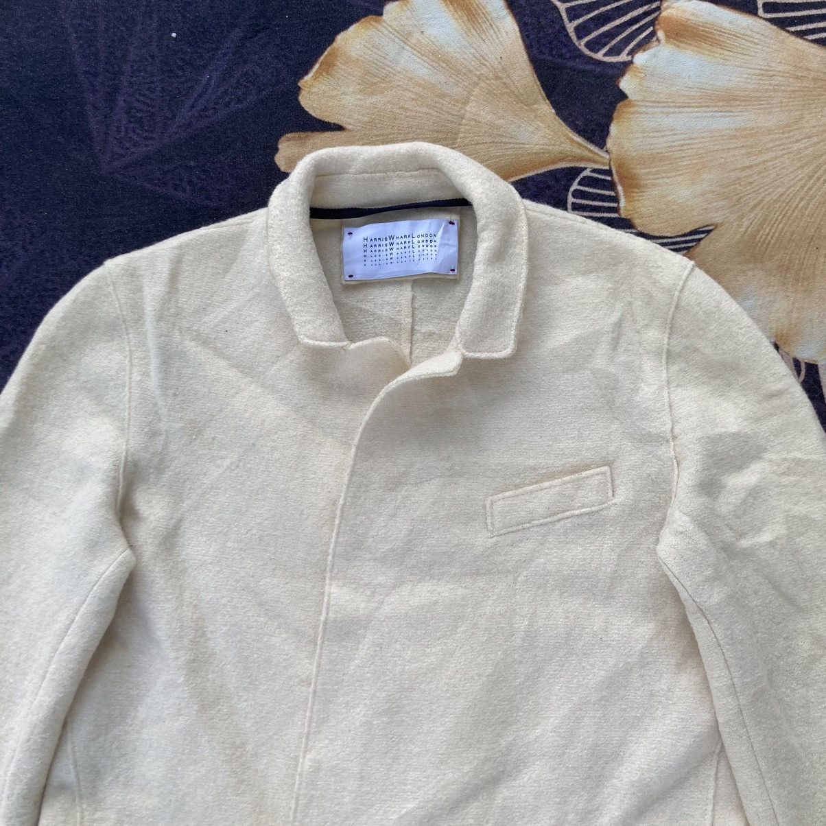 Harris Wharf London HARRIS WHARF LONDON LONG WOOL JACKET Size S / US 4 / IT 40 - 4 Thumbnail