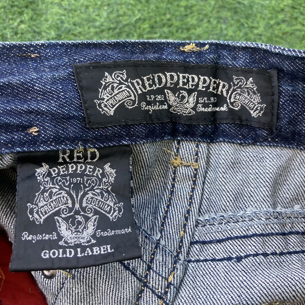 If Six Was Nine RED PEPPERS FLARED BOOTCUT JEANS Size US 30 / EU 46 - 12 Thumbnail