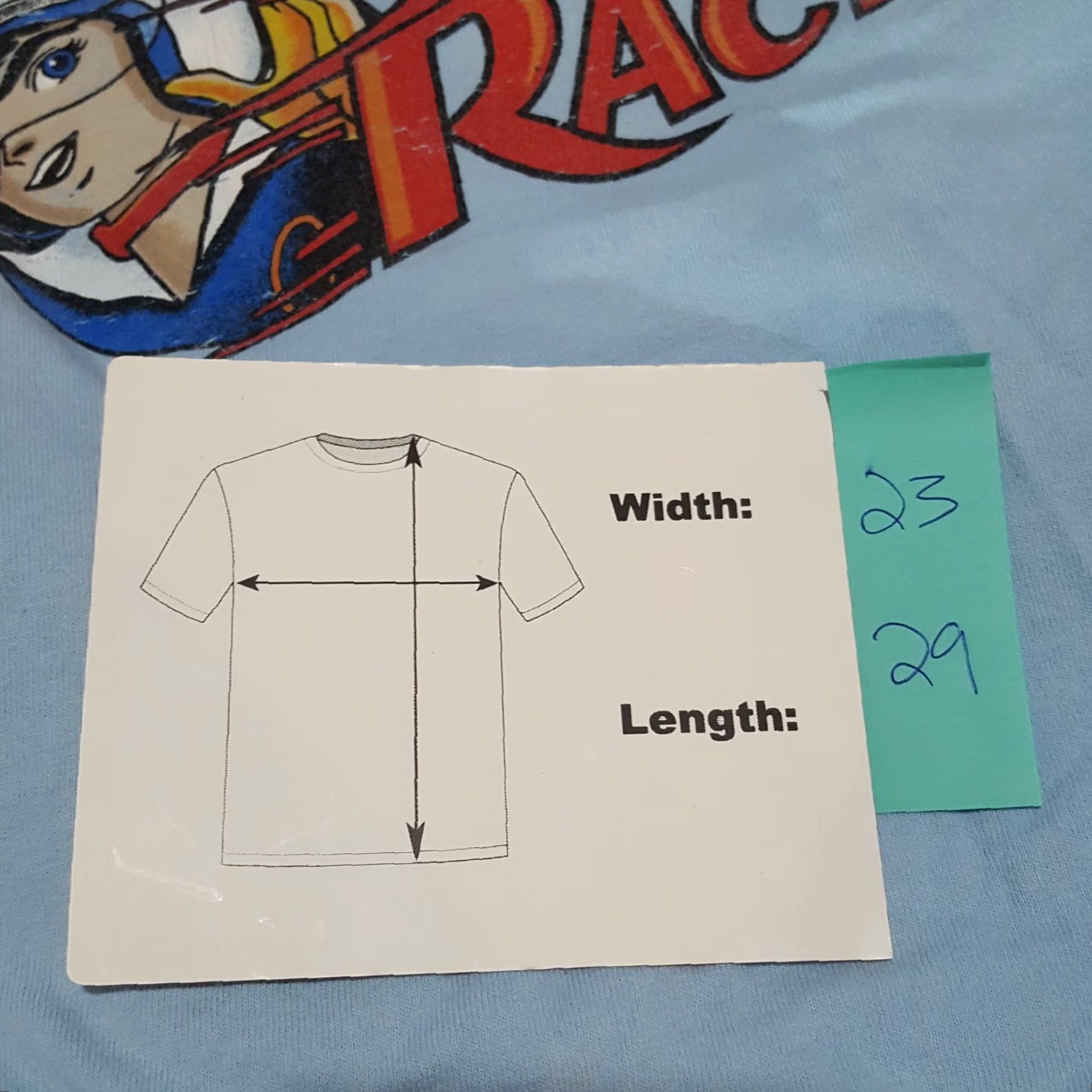 Gildan VINTAGE Speed Racer Cartoon T-Shirt Men XL Blue 90s Anime Retro Graphic Print Size US XL / EU 56 / 4 - 7 Thumbnail