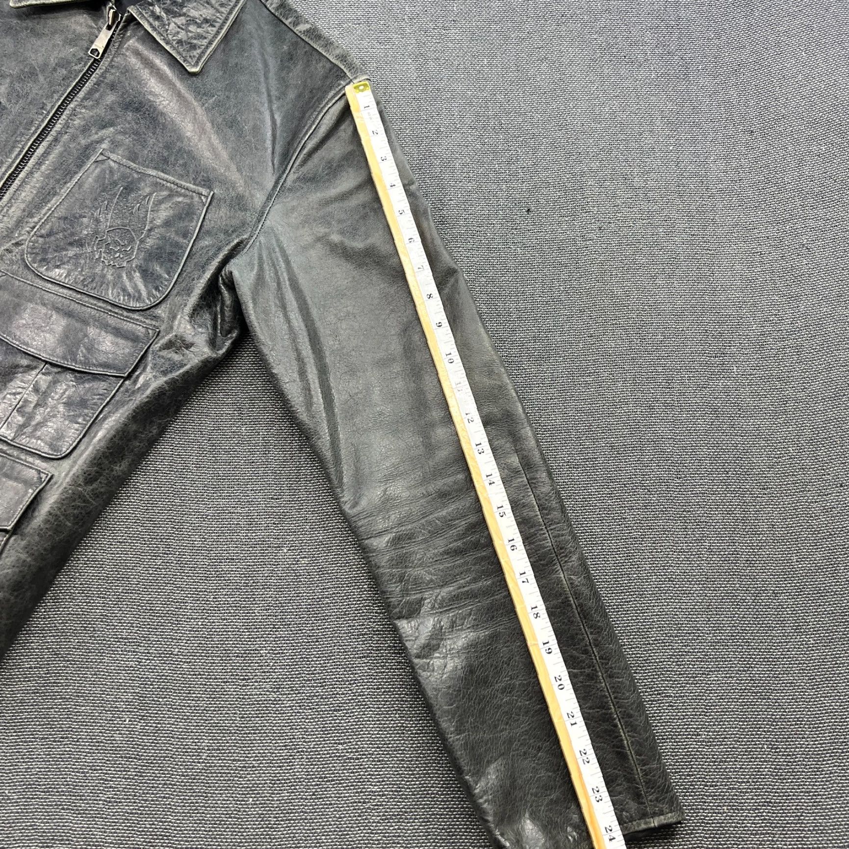 Levi's Levi's Mens Jacket Leather Motorcycle Biker Black Skull Medium Size M Vintage No XS? Size US M / EU 48-50 / 2 - 4 Thumbnail