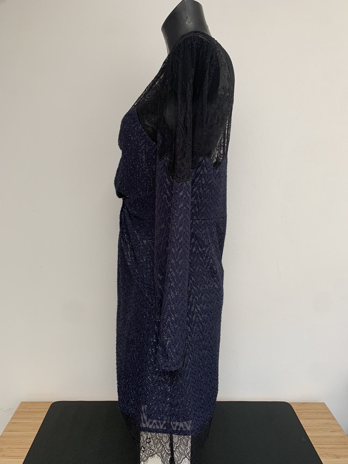 Self-Portrait Self Portrait Navy Blu Dress Size M / US 6-8 / IT 42-44 - 5 Thumbnail