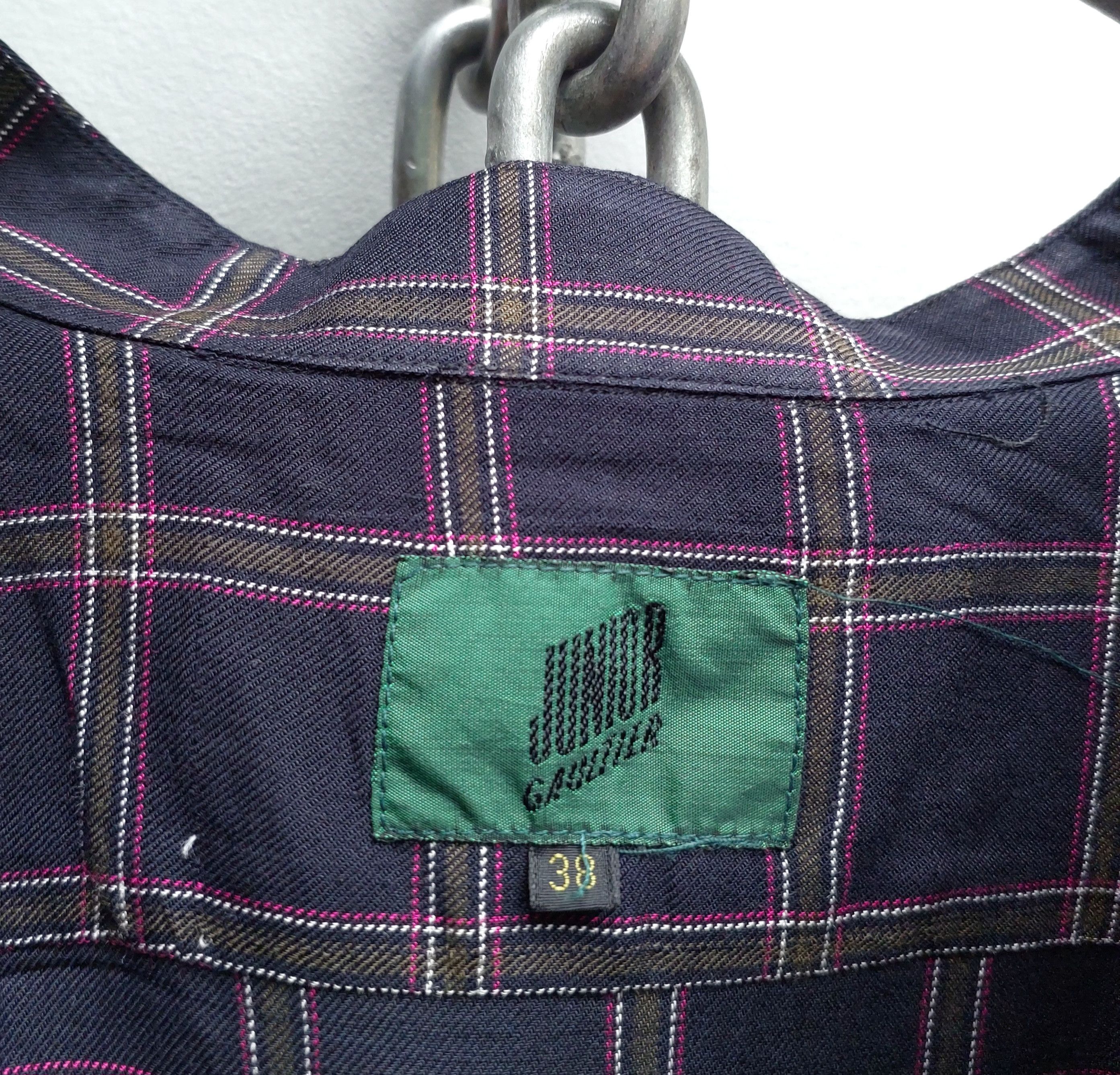 Jean Paul Gaultier Junior Gaultier Plaid Button Up Shirt Size US XXS / EU 40 - 6 Thumbnail