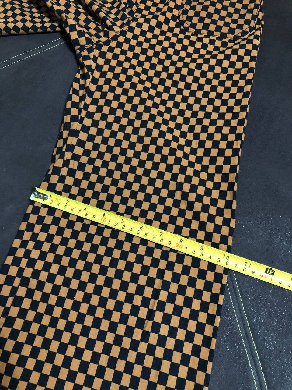 Vintage Maeve by Anthropologie Checkered Casual Pants Size 26" / US 2 / IT 38 - 4 Thumbnail