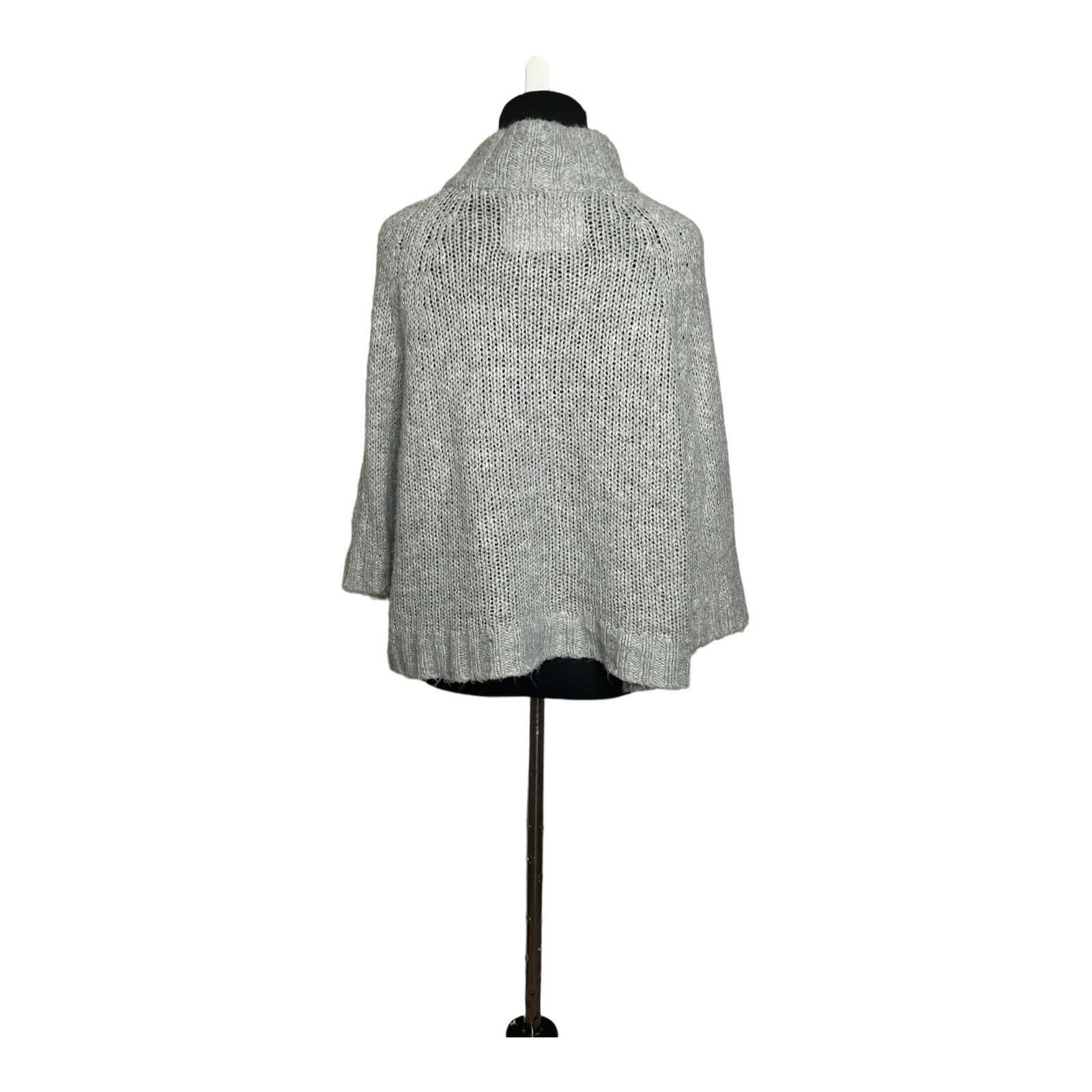 Energie Energie gray short dolman sleeves cardigan sweater size M Size M / US 6-8 / IT 42-44 - 3 Thumbnail