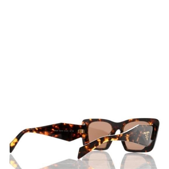 Prada New Authentic - PRADA Sunglasses SPR 08Y-F Tortoise Size ONE SIZE - 12 Thumbnail