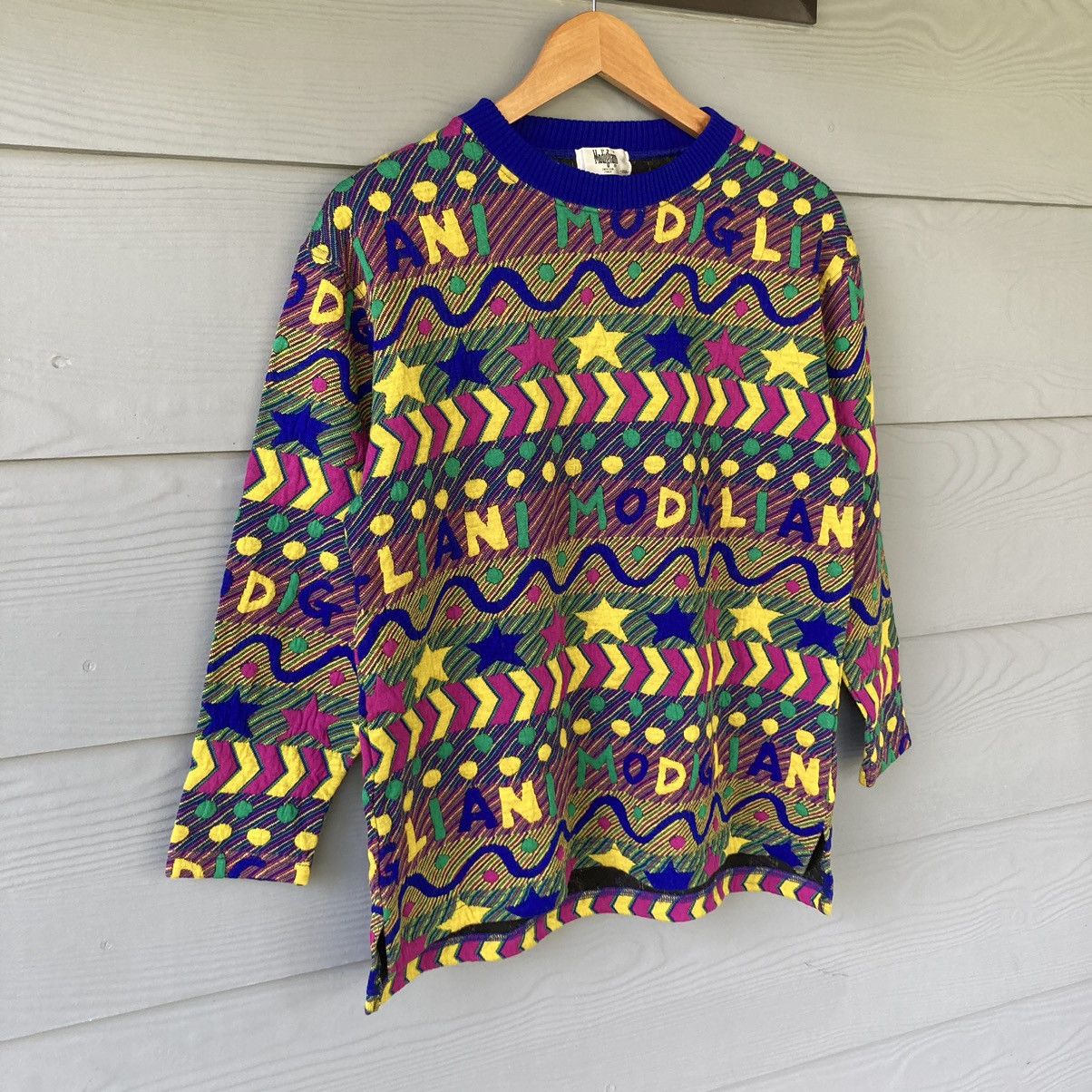 Vintage Vintage Modigliani Multicoloured Jumper Size US S / EU 44-46 / 1 - 3 Thumbnail