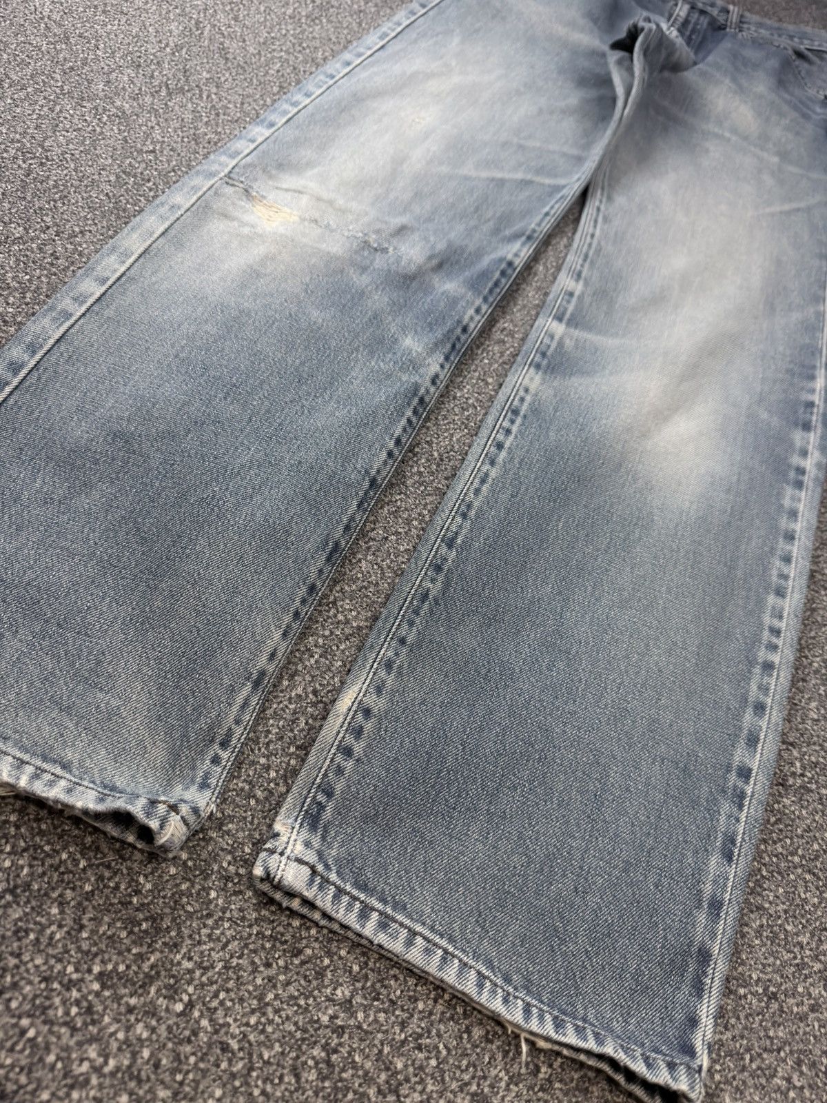 Japanese Brand Vintage Japanese Fade Aging Bobson Straight Distressed Denim Size US 30 / EU 46 - 6 Thumbnail