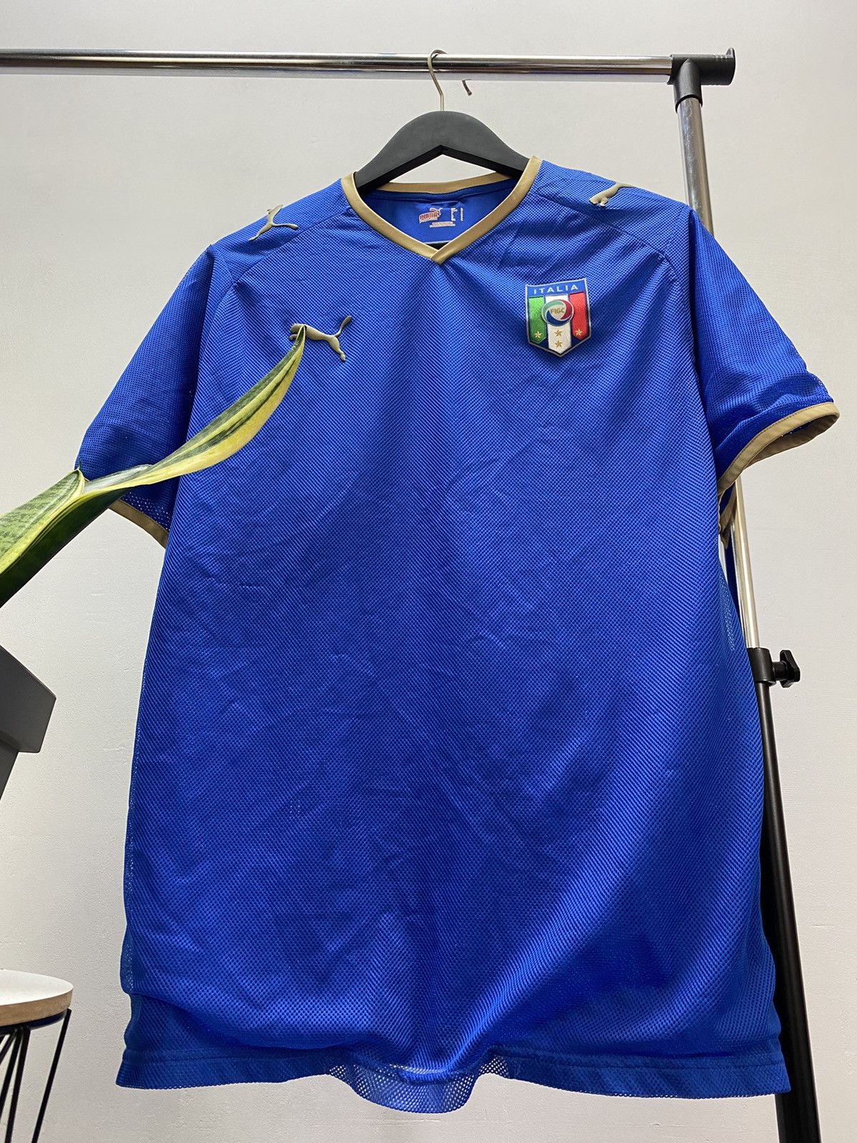 Puma ITALY 2008/2009 HOME FOOTBALL SHIRT SOCCER JERSEY PUMA Size US L / EU 52-54 / 3 - 5 Thumbnail
