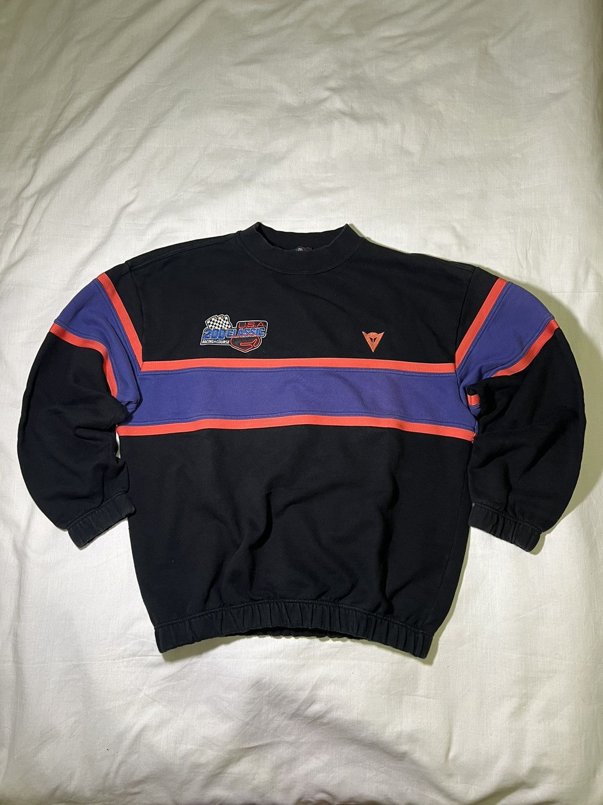 Dainese Vintage Dainese Moto Racing Course Sweatshirt USA Style Size US M / EU 48-50 / 2 - 1 Thumbnail