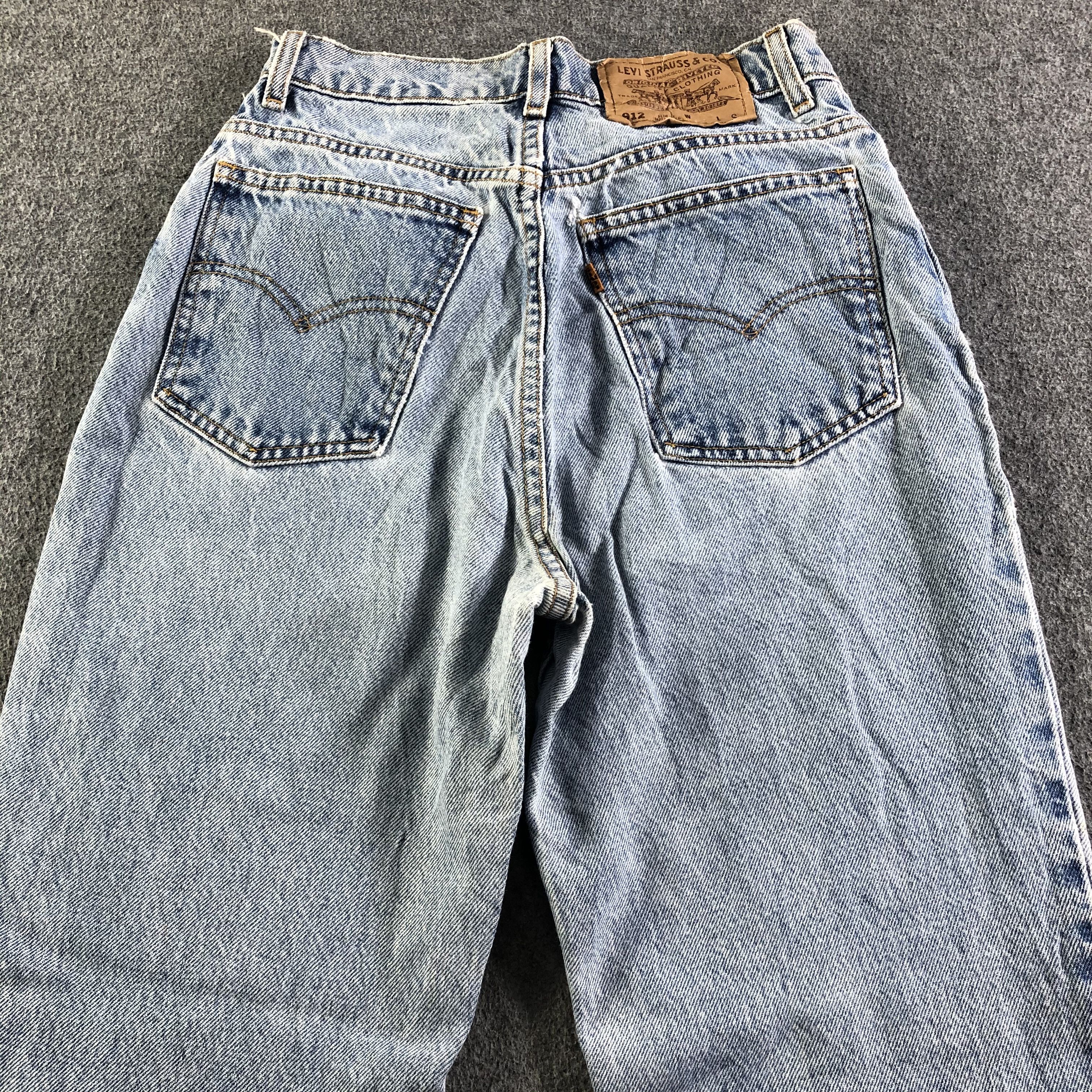 Levi's Vintage Light Wash Levis 912 Jeans-J4263 Size 25" / US 0 / IT 36 - 4 Thumbnail
