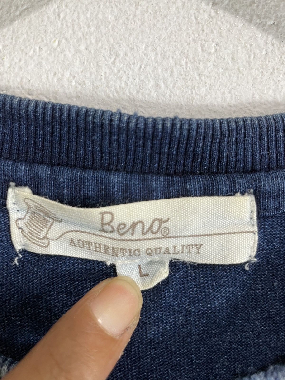 If Six Was Nine Beno Distressed Washed Tees ifsix lgb style Size US L / EU 52-54 / 3 - 8 Thumbnail