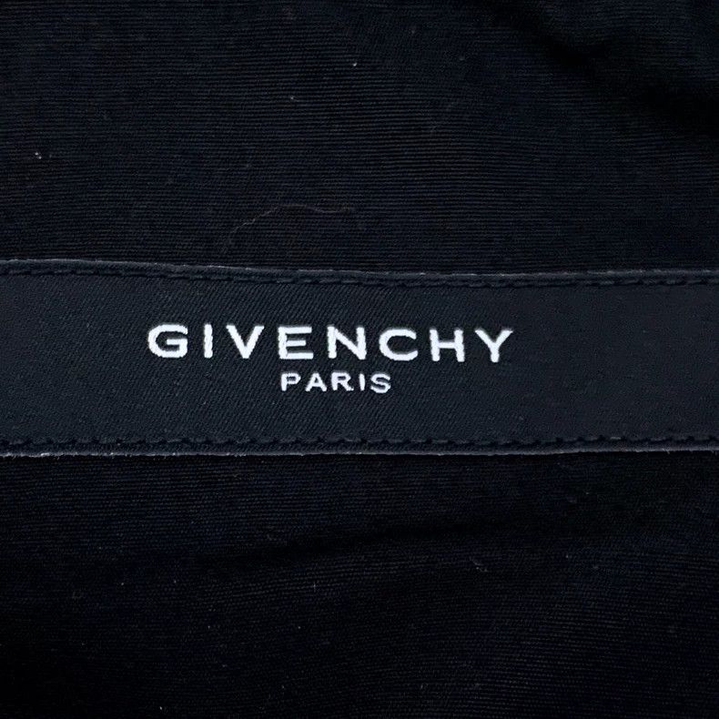 Givenchy Size37 Black Zipper Cotton Feedback Single-Breaste
