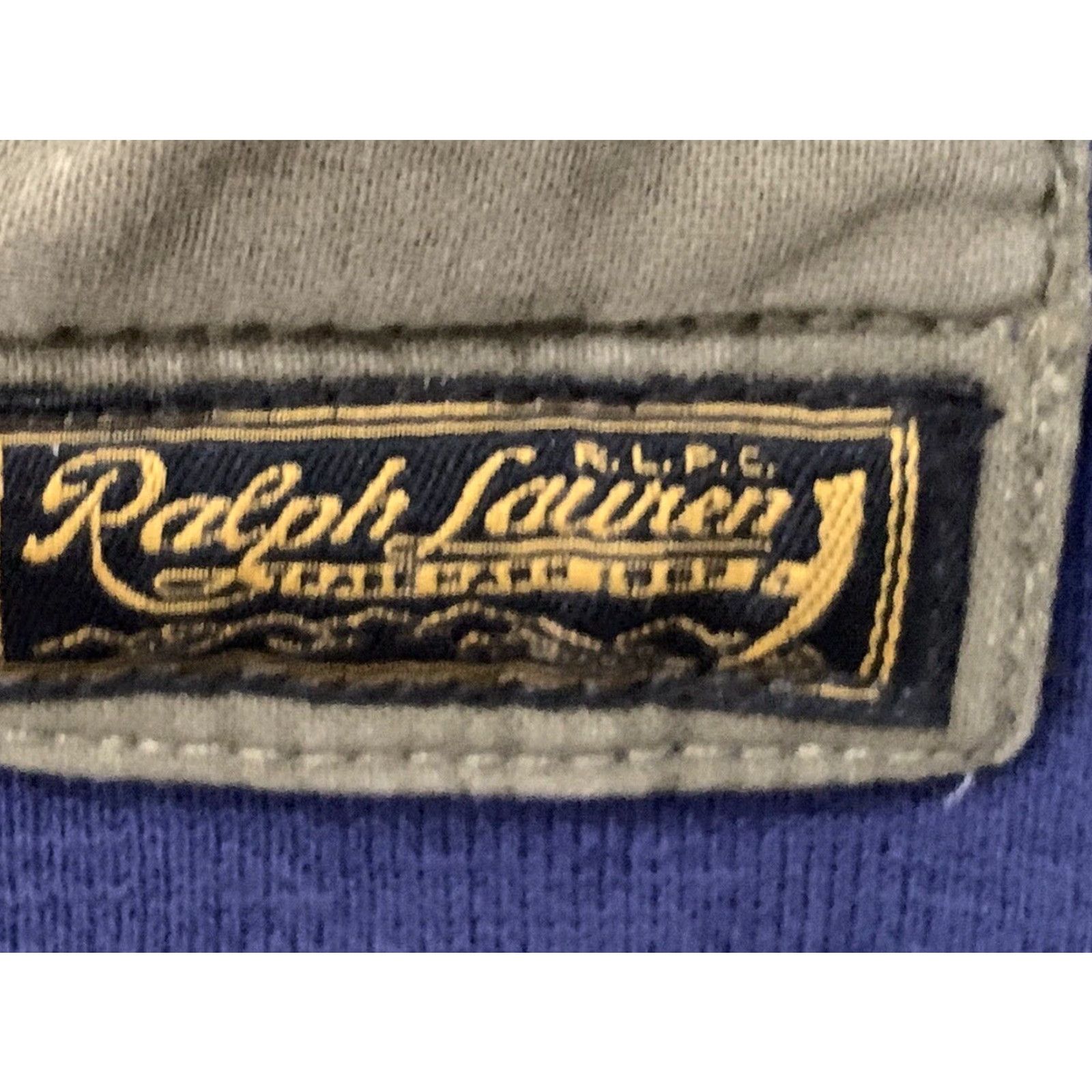 Polo Ralph Lauren VINTAGE Polo Ralph Lauren Pullover Sweatshirt Large Mens 90s 1/4 Zip Snap Blue Size US L / EU 52-54 / 3 - 4 Thumbnail