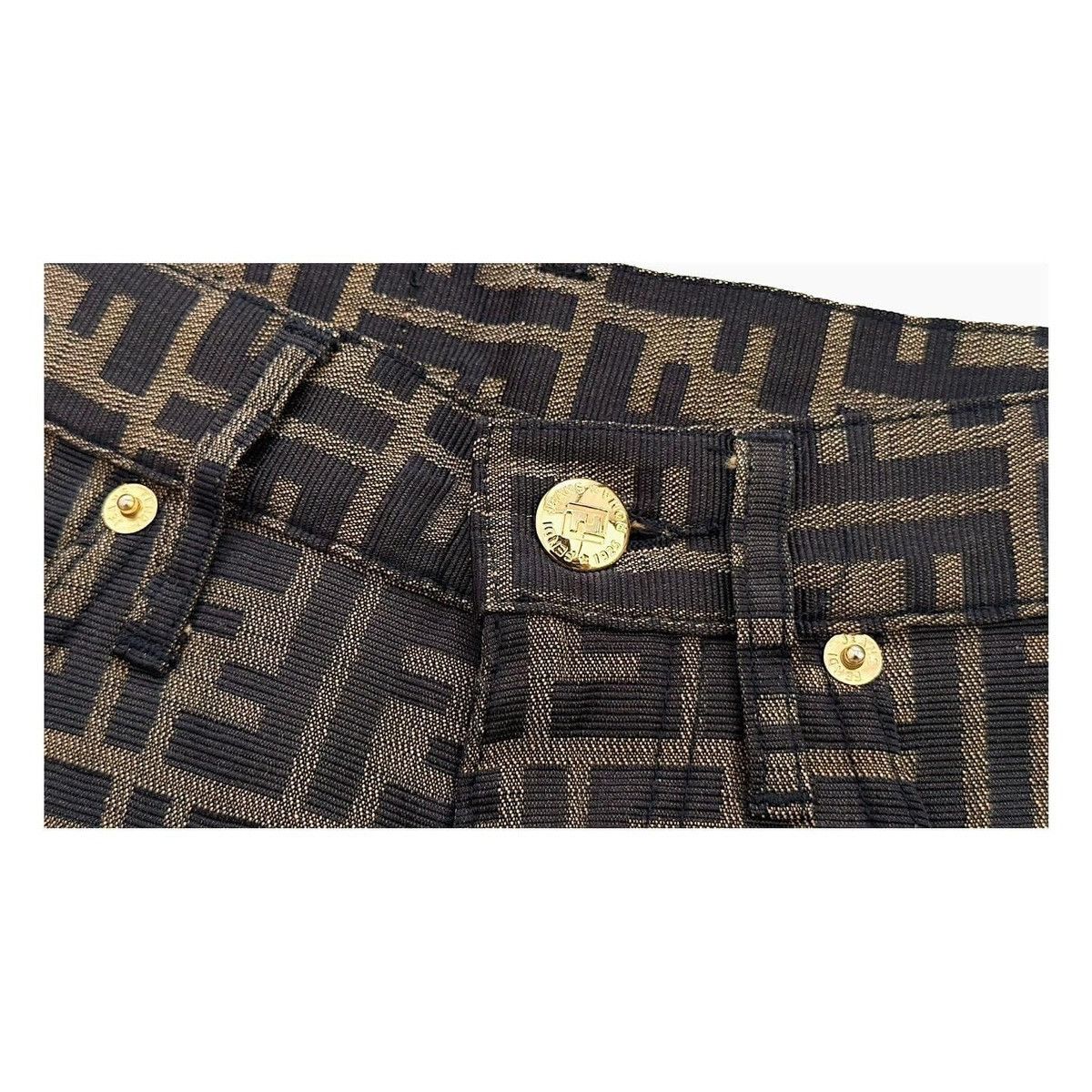 Fendi Fendi Monogram FF Pants Size 25" / US 0 / IT 36 - 4 Thumbnail