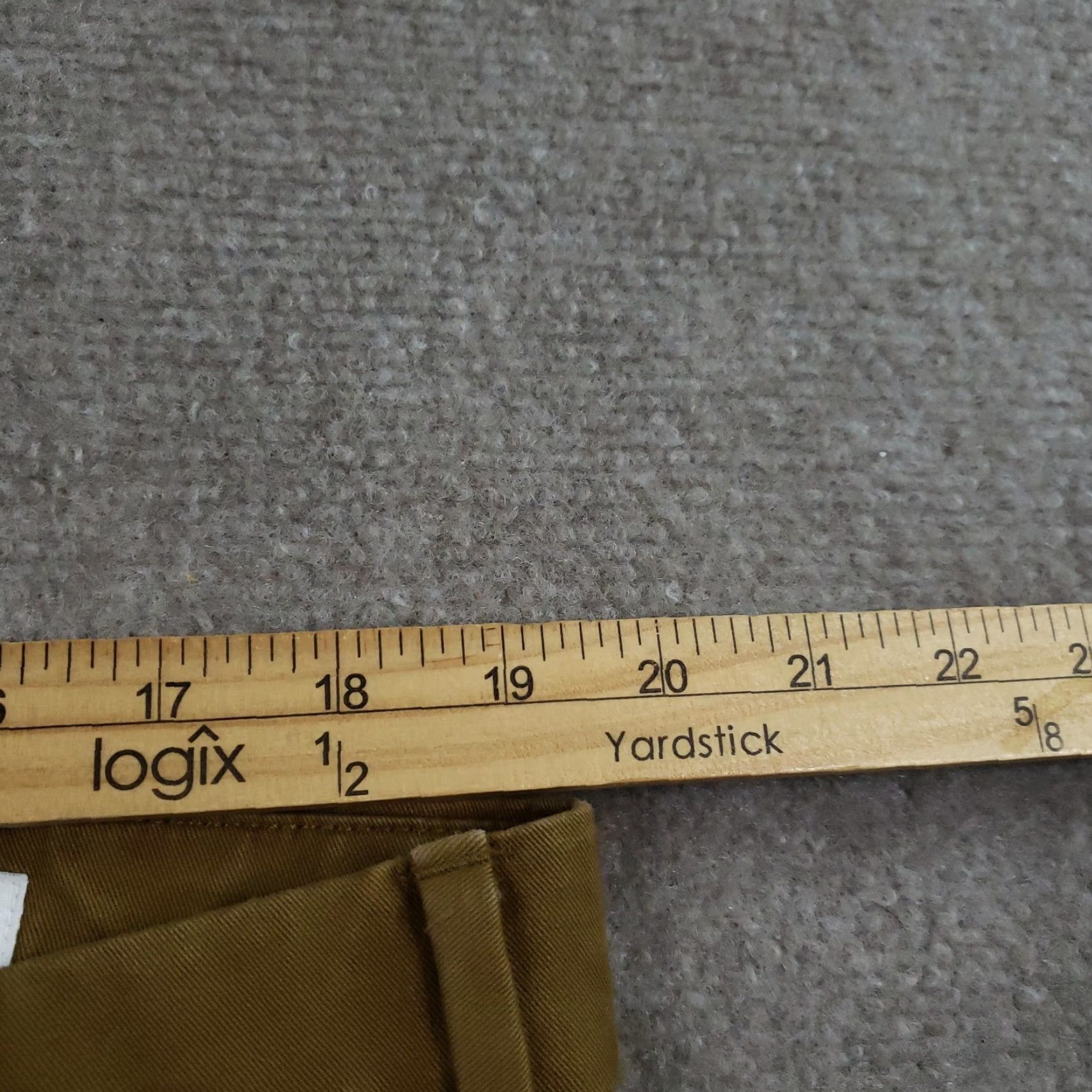 Gap GAP Chino Pants Mens 38x27 Slim Fit Brown Casual Flat Front Tapered Stretch Size US 38 / EU 54 - 6 Thumbnail