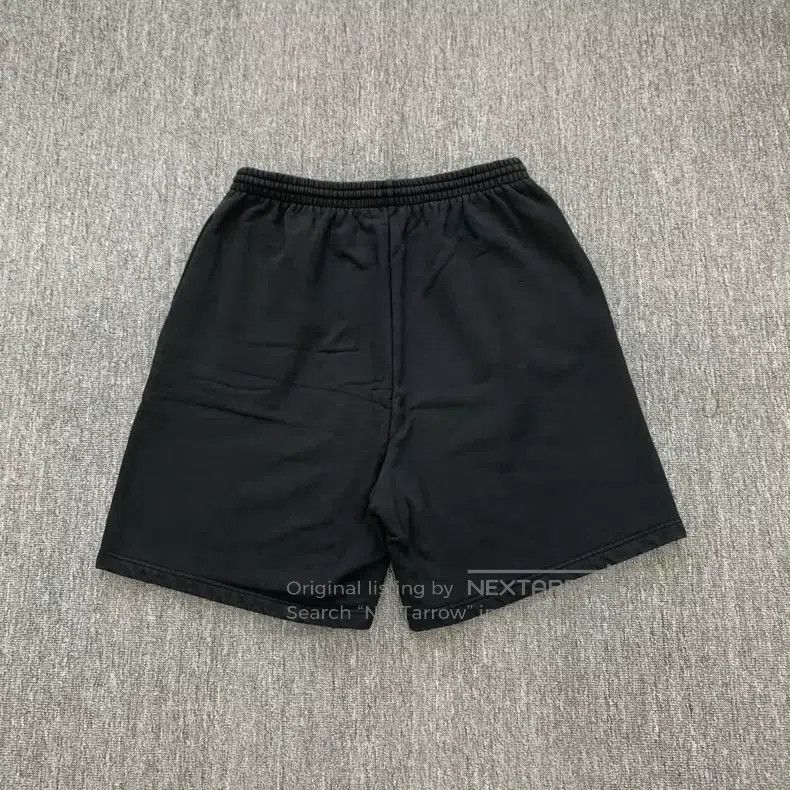 Balenciaga Balenciaga size M Black Washed Distressed Embroidered Logo Size US 27 - 2 Thumbnail