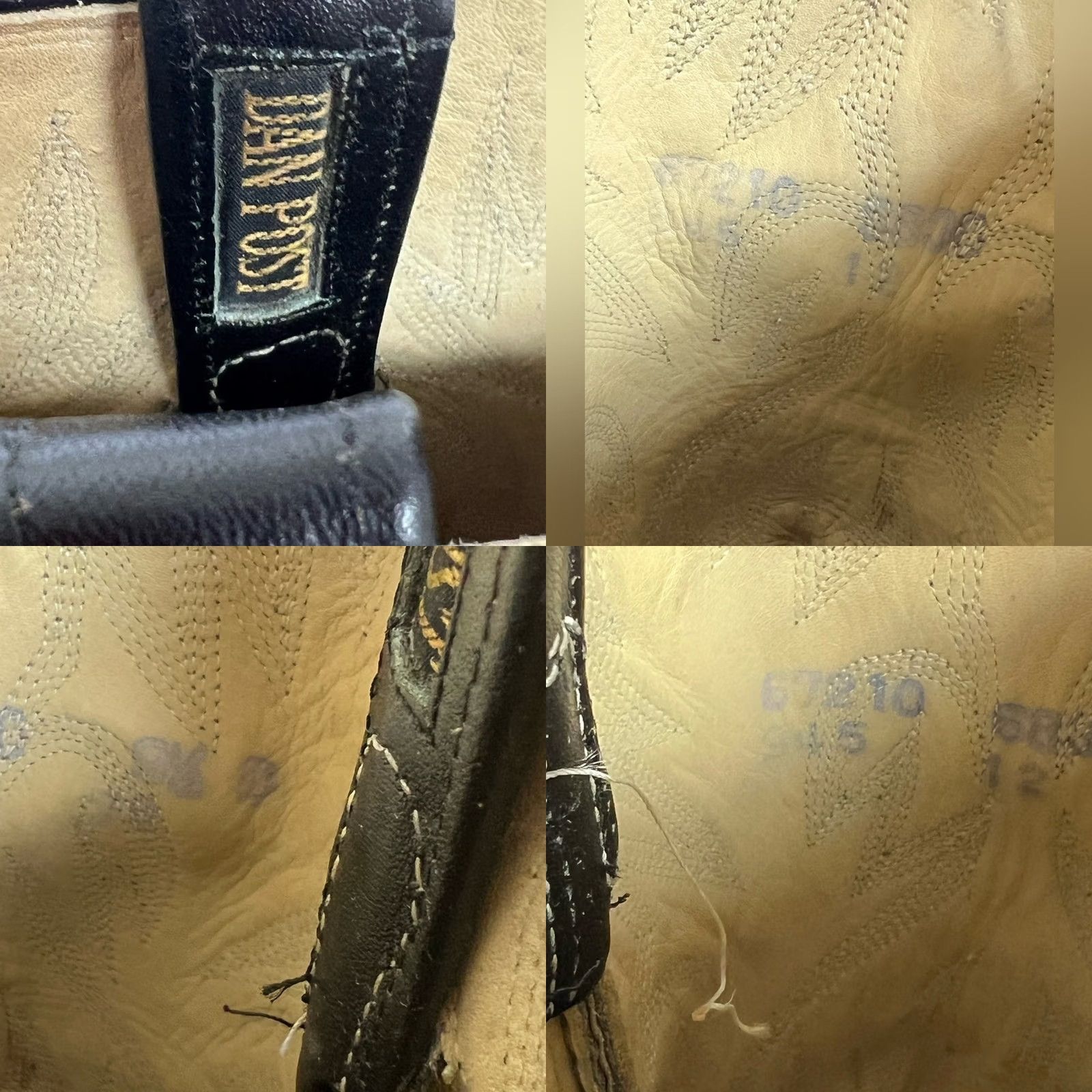 Dan Post Dan Post Black Lizard Skin Boots Western Cowboy USA SIZE 9.5 D Mens Boots Size US 10 / EU 43 - 8 Thumbnail
