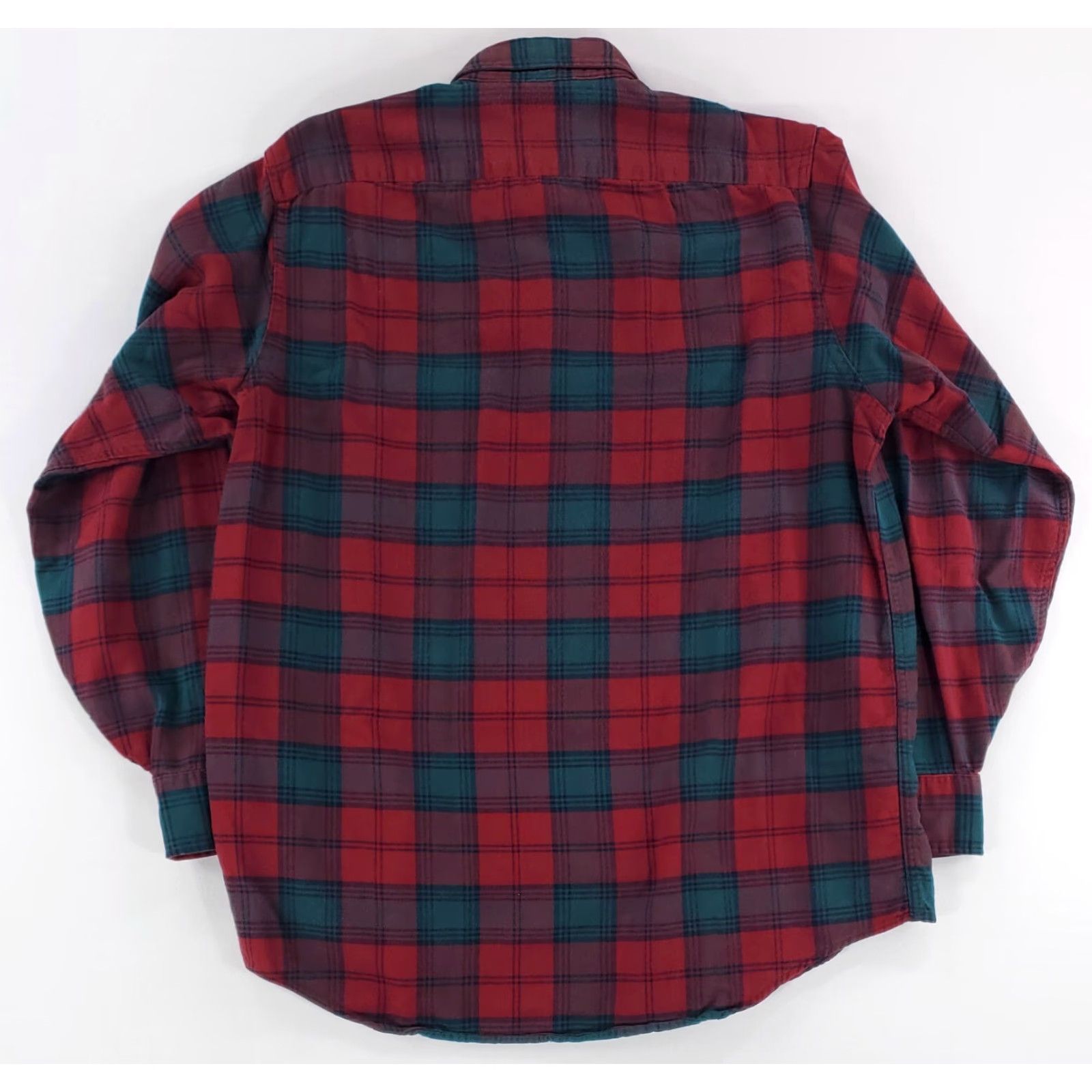 Vintage VINTAGE LL Bean Flannel Button-Down Shirt Plaid Red Green Made USA Mens M Size US M / EU 48-50 / 2 - 4 Thumbnail