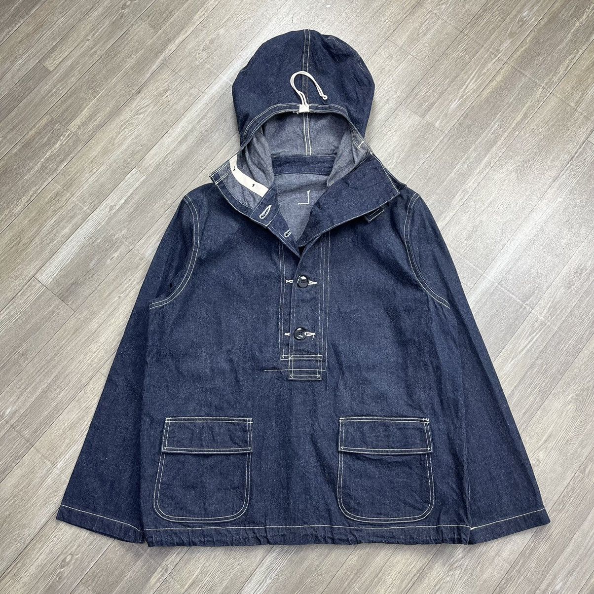 Buzz Rickson's × Japanese Brand × Toyo Enterprises Buzz Rickson’s US NAVY Pull Over Denim Jacket Size US L / EU 52-54 / 3 - 5 Thumbnail