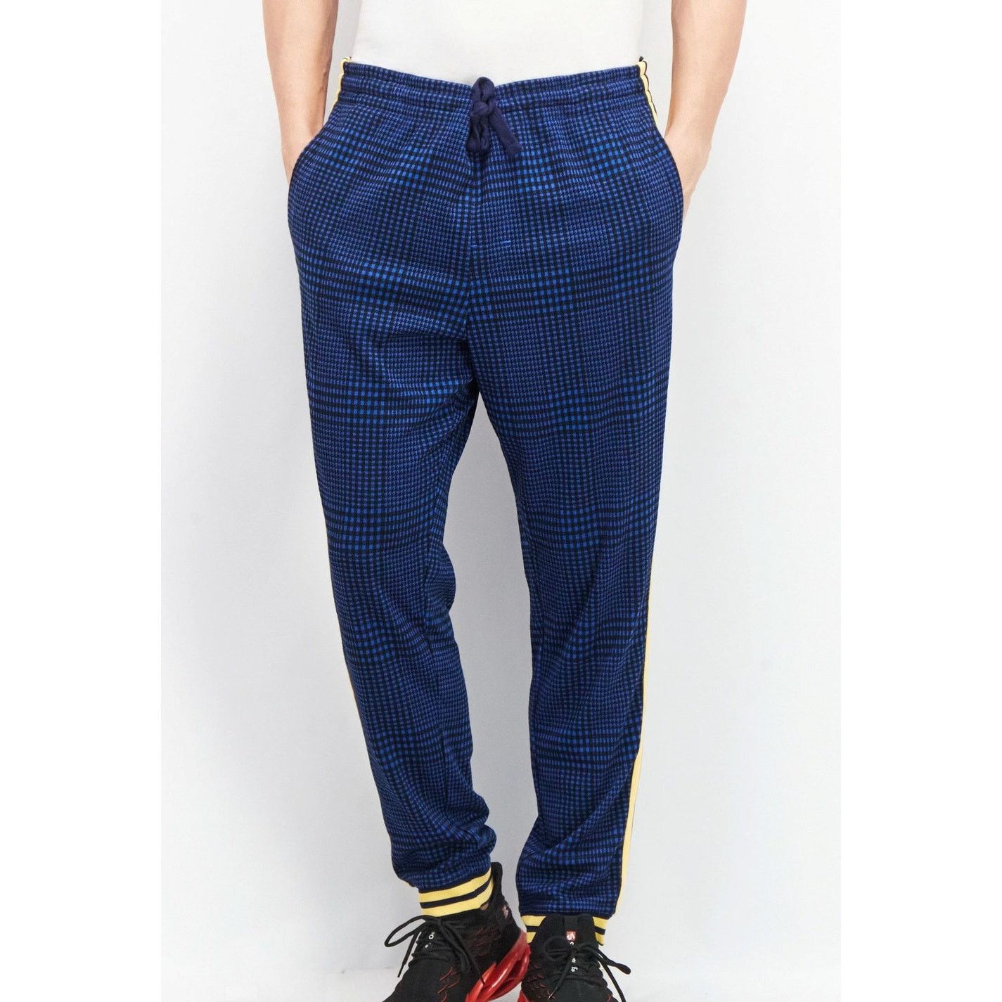 Club Room CLUB ROOM Mens Comfy Blue/Black Plaid Jogger Pants | L | NWT Size US 36 / EU 52 - 1 Thumbnail
