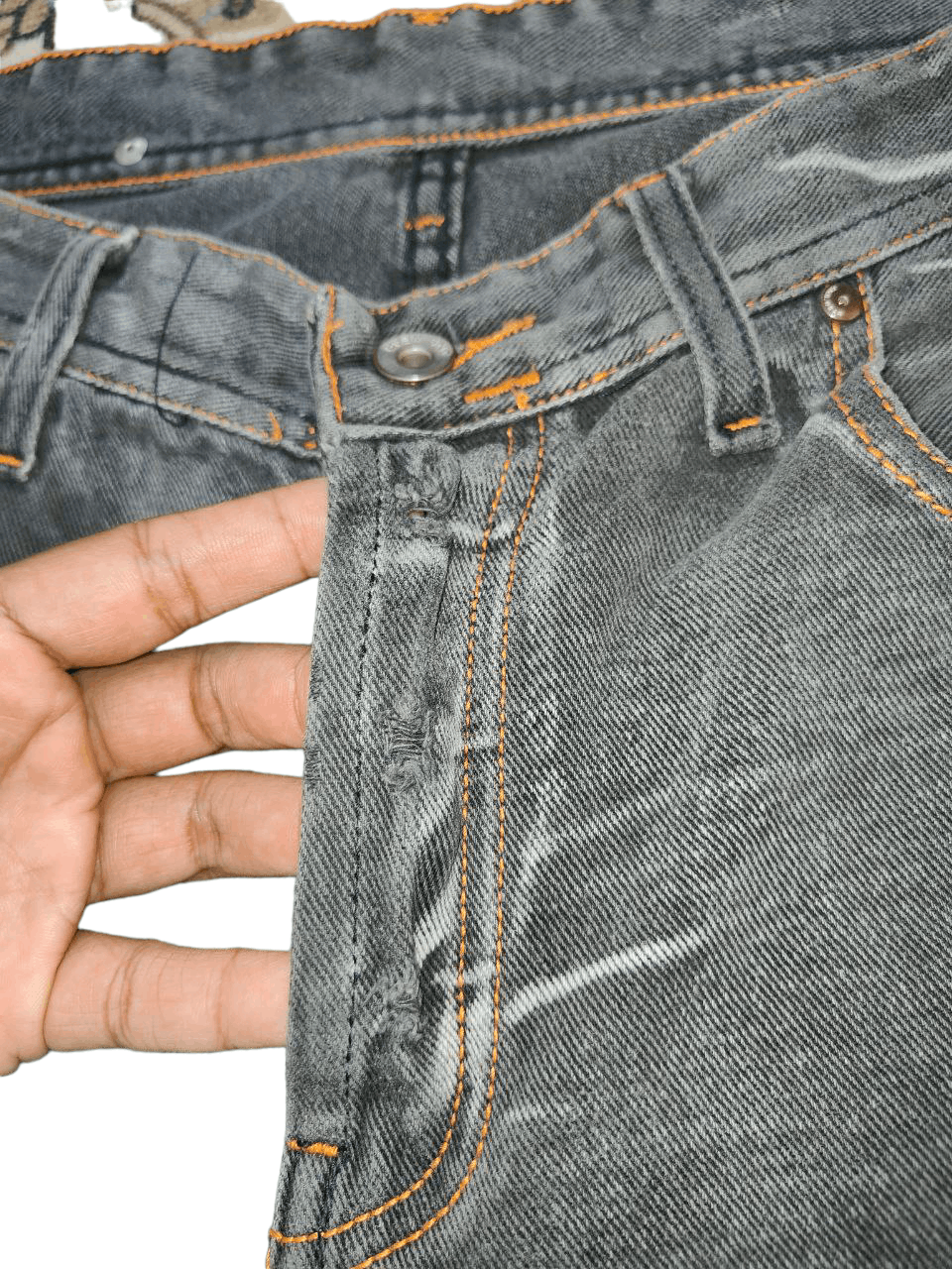Diesel Diesel Faded Black Denim Size US 33 - 4 Thumbnail