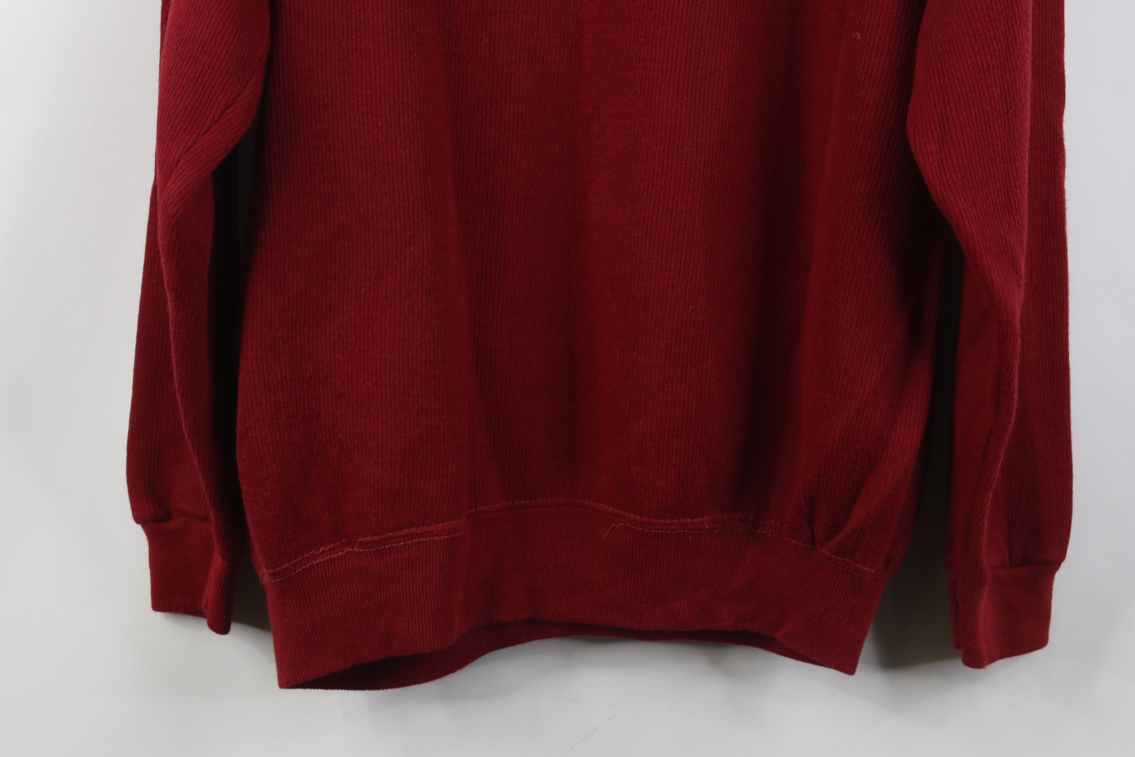 Vintage Vintage 60s 70s Streetwear Ribbed Knit Raglan Sweatshirt USA Size US XL / EU 56 / 4 - 11 Thumbnail