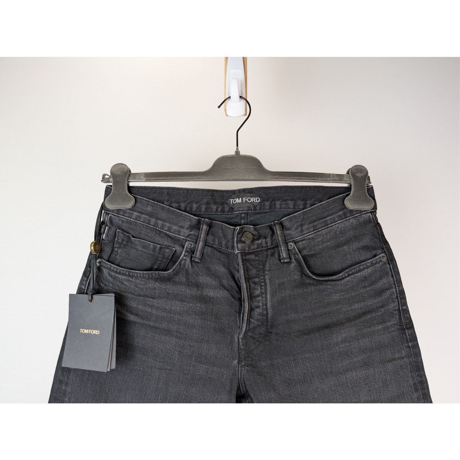 Tom Ford o1rshd1 Slim-Fit Denim Jeans in Black Size US 29 - 3 Thumbnail
