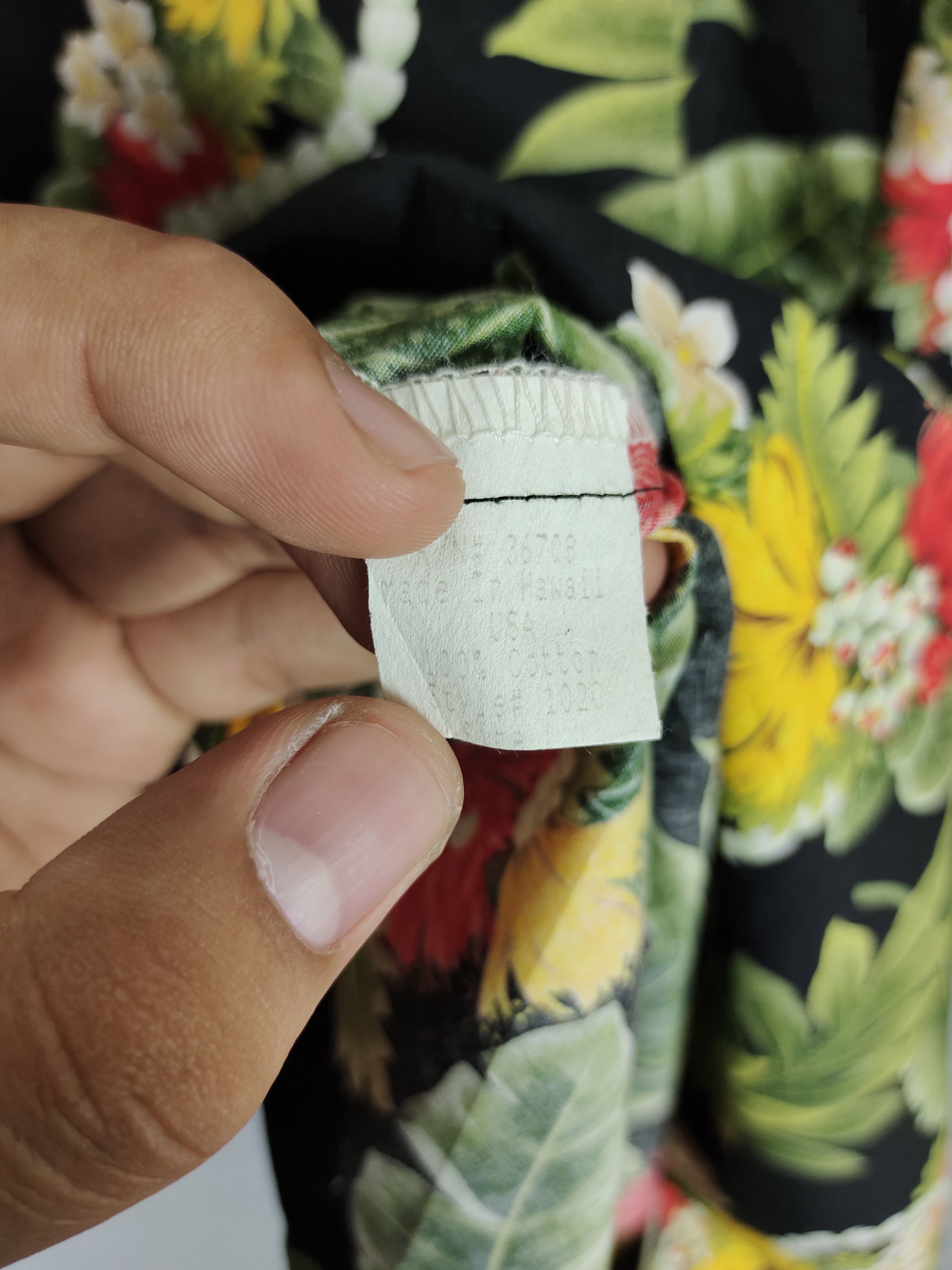 Vintage 1980s RJC Flowers Printed Panel Classic Hawaiian Shirt Size US L / EU 52-54 / 3 - 12 Thumbnail