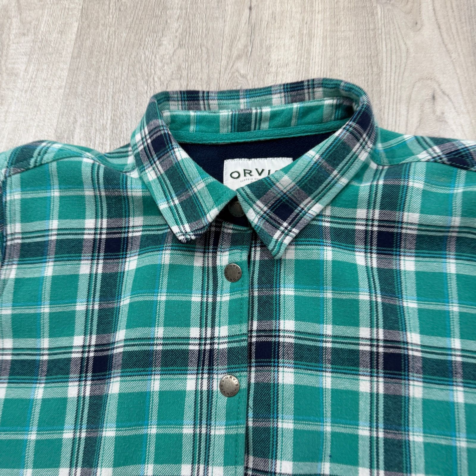 Orvis Orvis Fleeced Lined Flannel Pinnacle Shirt Jacket 2XL Size XXL / US 16-18 / IT 52-54 - 3 Thumbnail