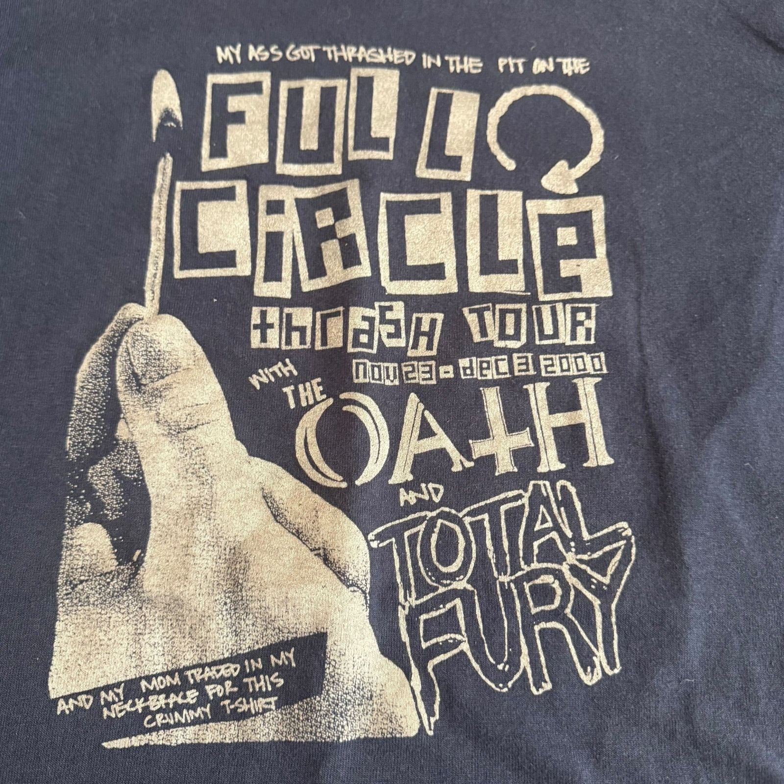 Other Das Oath / The Fury Band Tour 2000 Vintage T-Shirt Size S Size US S / EU 44-46 / 1 - 2 Thumbnail