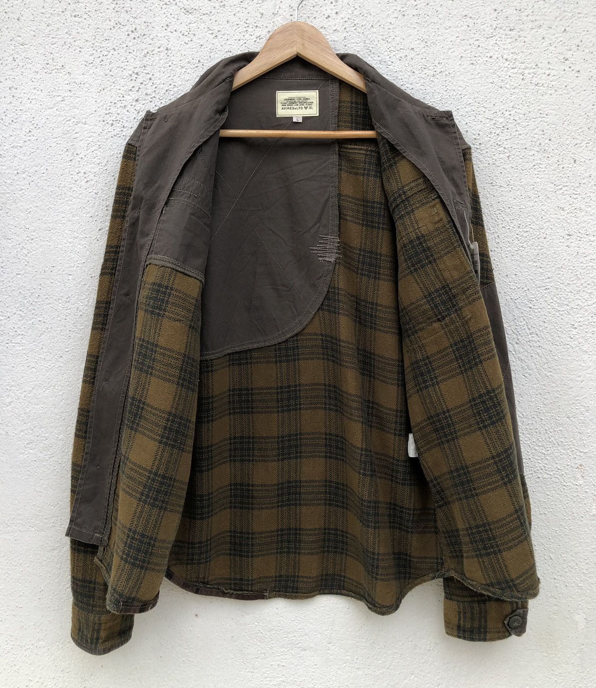Avirex AVIREX 6185085 Cotton Flannel Military Utility Shirt Size US L / EU 52-54 / 3 - 5 Thumbnail