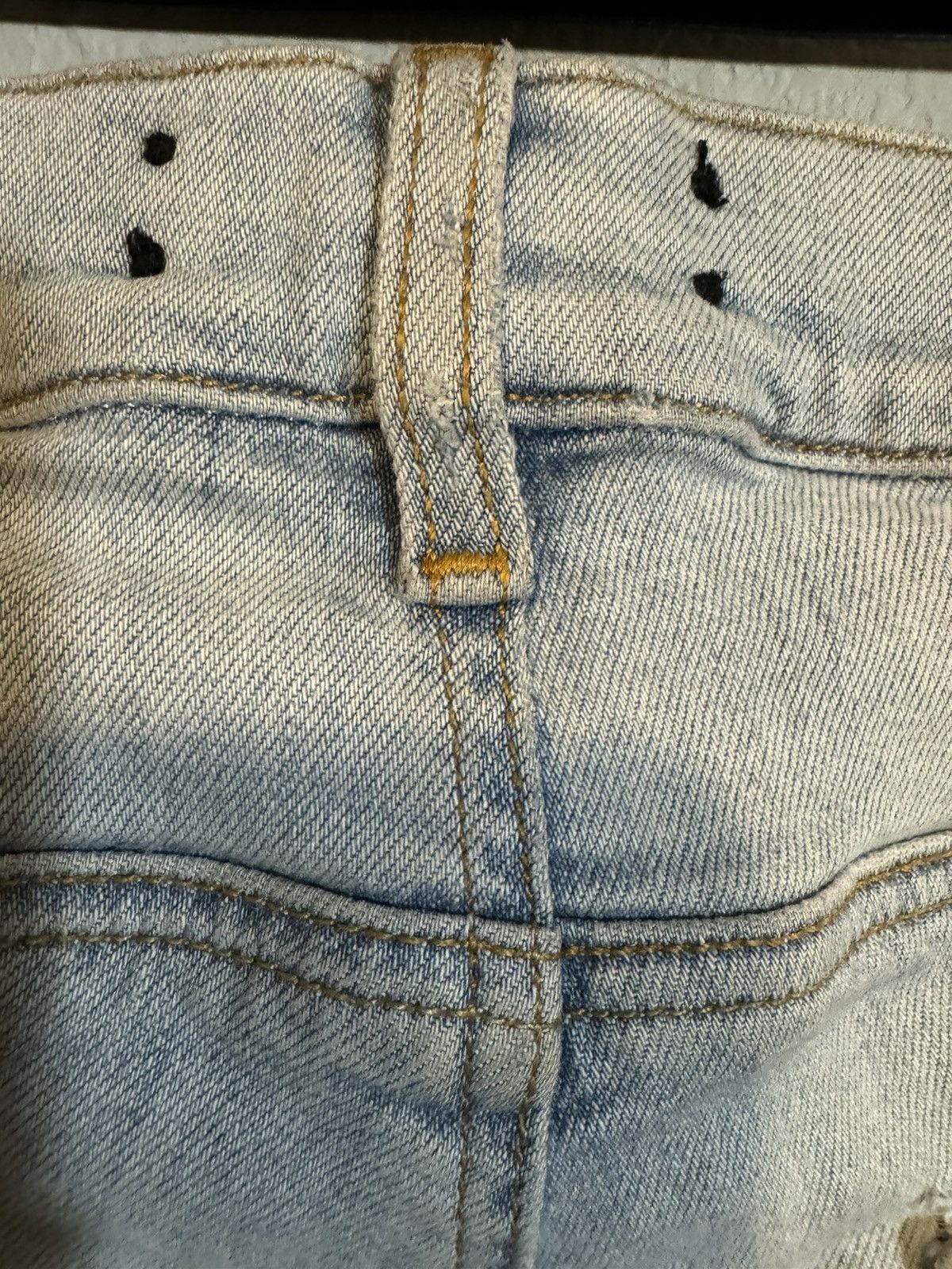 Amiri EUC Amiri Distressed Denim Skinny Jeans Size US 36 / EU 52 - 14 Thumbnail