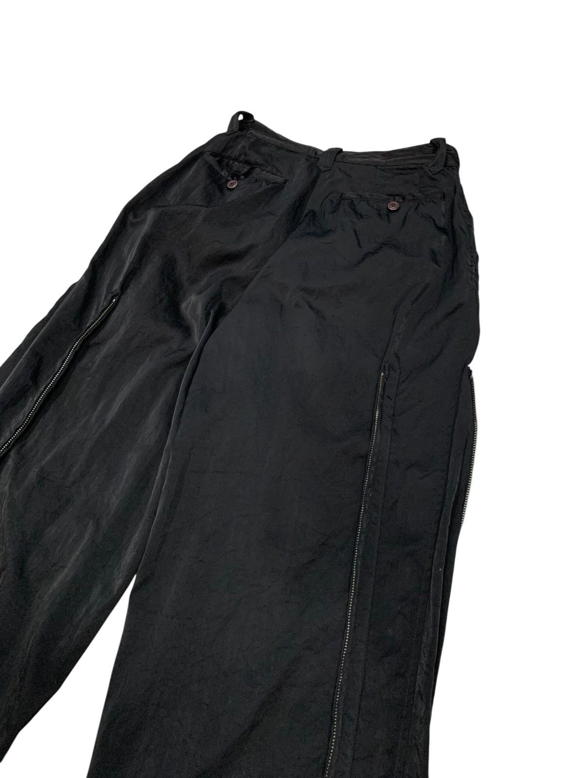 Issey Miyake 🔥Rare Vtg Issey Miyake Men Nylon Parachute Sided Zipper Pant Size US 29 - 18 Thumbnail