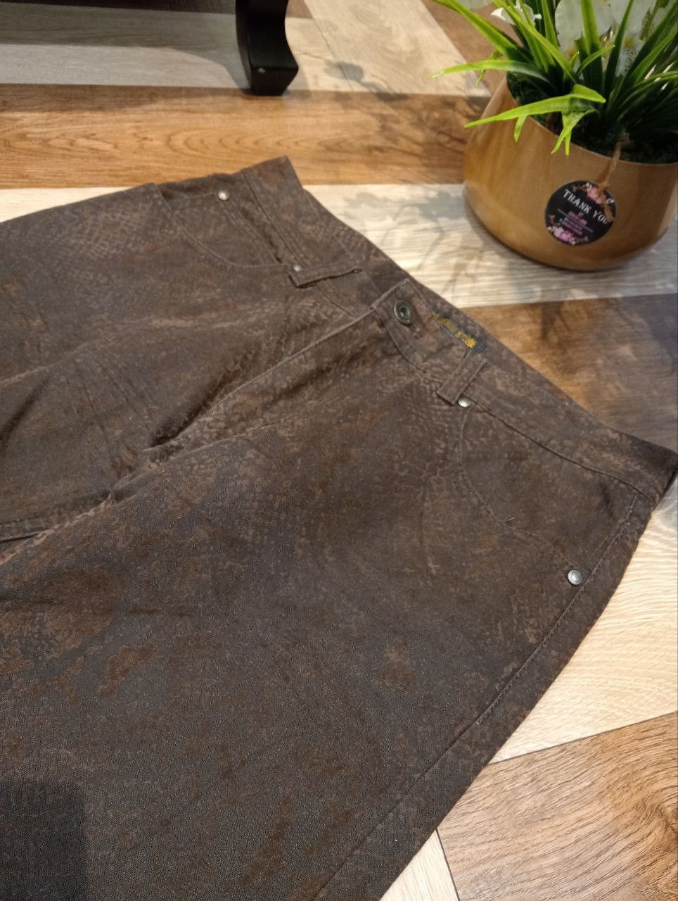 If Six Was Nine PAZZO DENIM STORE JAPAN SNAKE DESIGN JEANS SIZE S Size US 31 - 5 Thumbnail