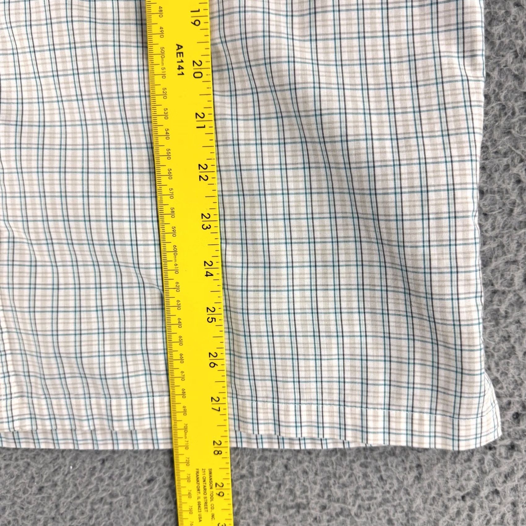 Patagonia Patagonia Shirt Men Medium Blue Tan Long Sleeve Plaid Button-Down Organic Cotton Size US M / EU 48-50 / 2 - 6 Thumbnail