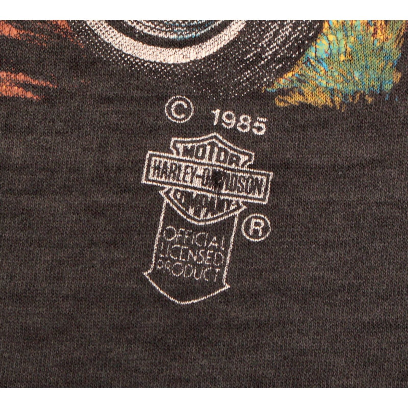 Harley Davidson Harley-Davidson Mens VTG 80s TShirt Shirt Adult Mens Grey 1980s Harley-Davidson Graphic Tee Vintage Size US S / EU 44-46 / 1 - 5 Thumbnail
