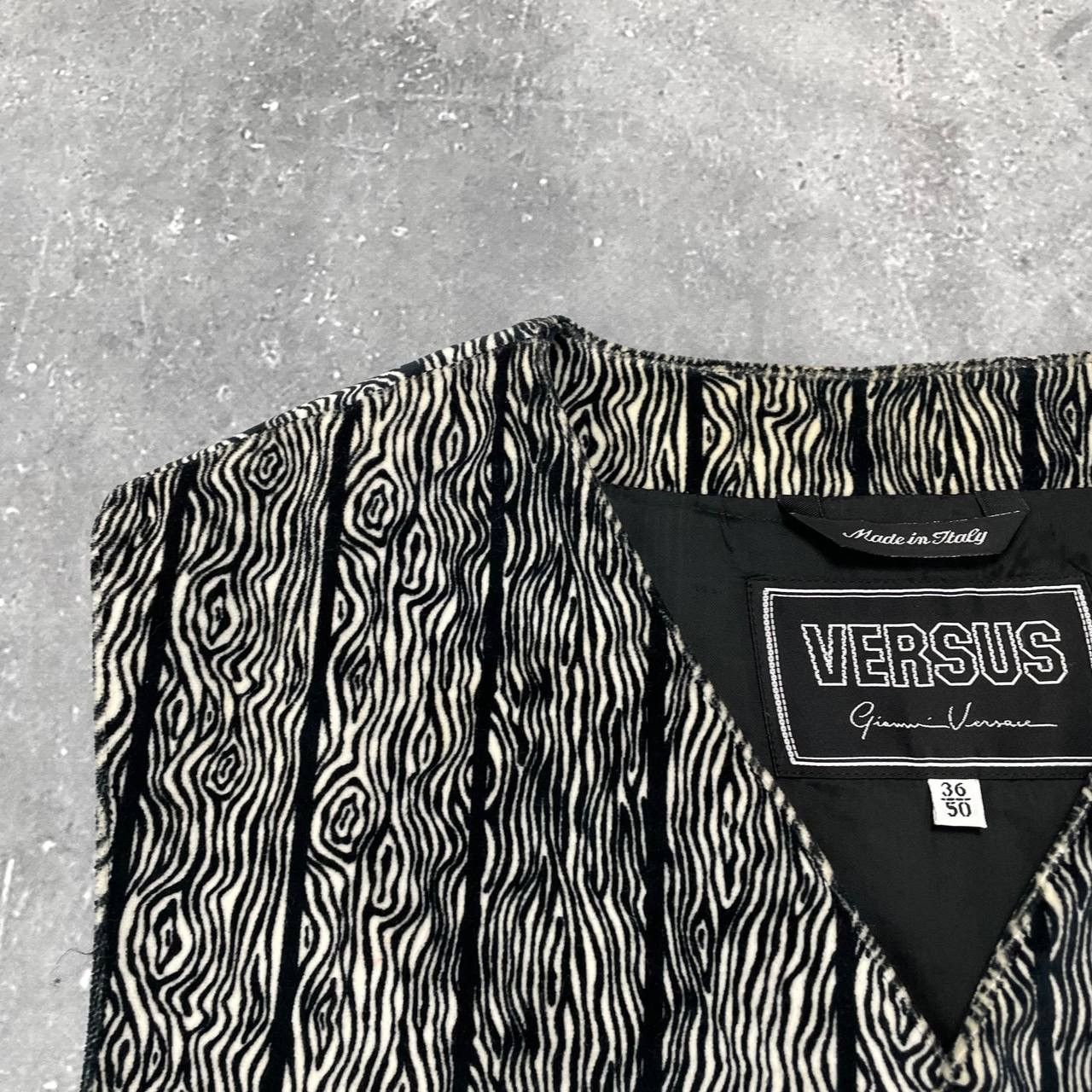 Versus Vintage 90s Versus Gianni Versace Viscose Blend Vest IT 36 Size 36S - 8 Thumbnail