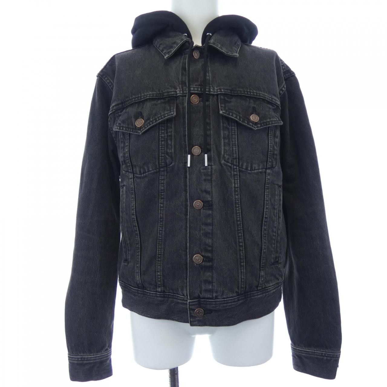 Celine Celine CELINE Denim Jacket Textile Outerwear 2Q472947F DUTY FREE for USA Size ONE SIZE - 1 Thumbnail