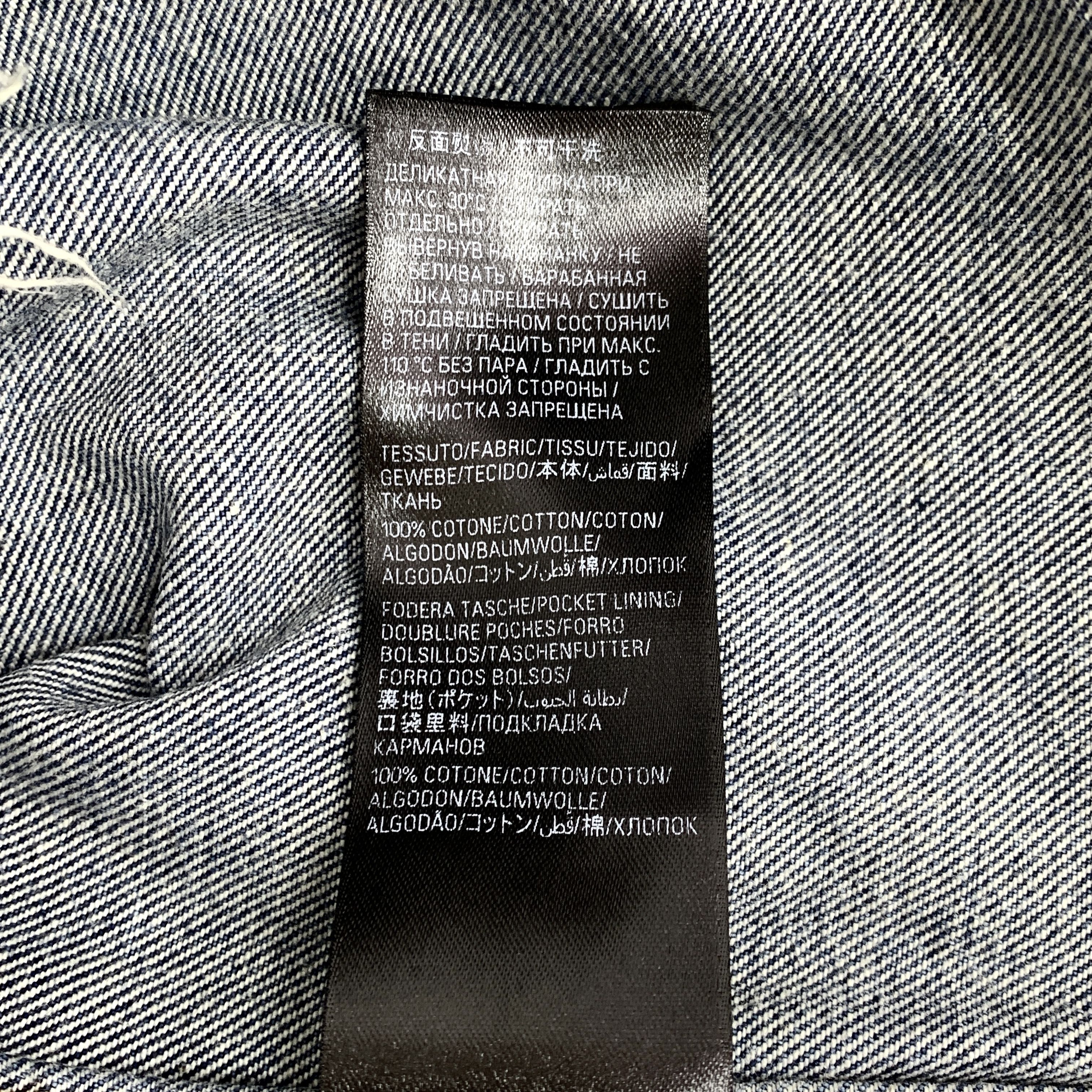 Balenciaga Balenciaga Blue Washed Denim Jacket (3) Size US L / EU 52-54 / 3 - 3 Thumbnail