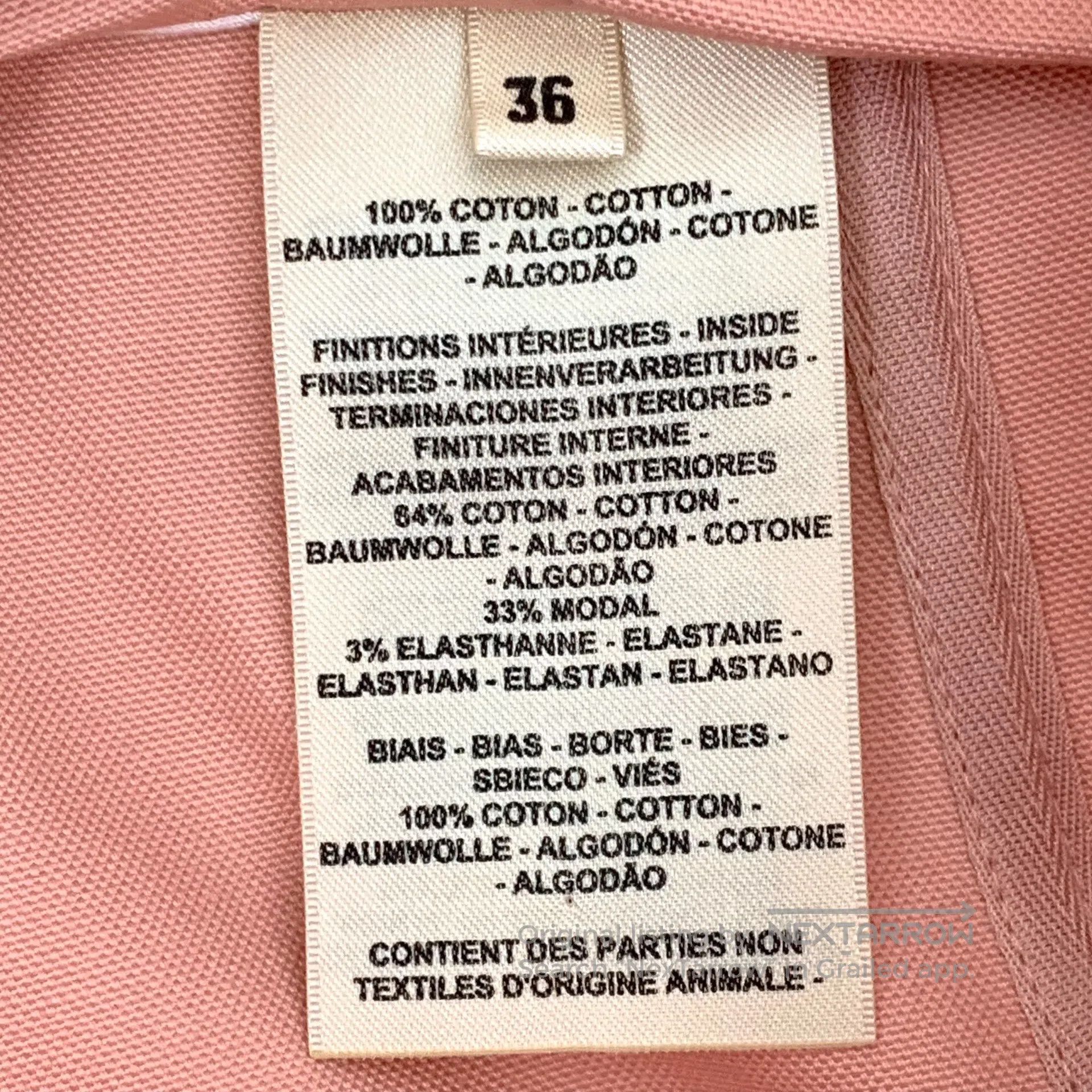 Hermes Hermes Apricot bell chain decoration cotton casual half sk Size 35" - 8 Thumbnail