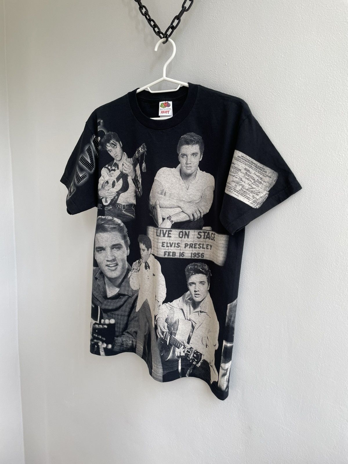 Vintage Elvis Presley Vintage T Shirt Tee Live On Stage 2000s Size US M / EU 48-50 / 2 - 2 Thumbnail