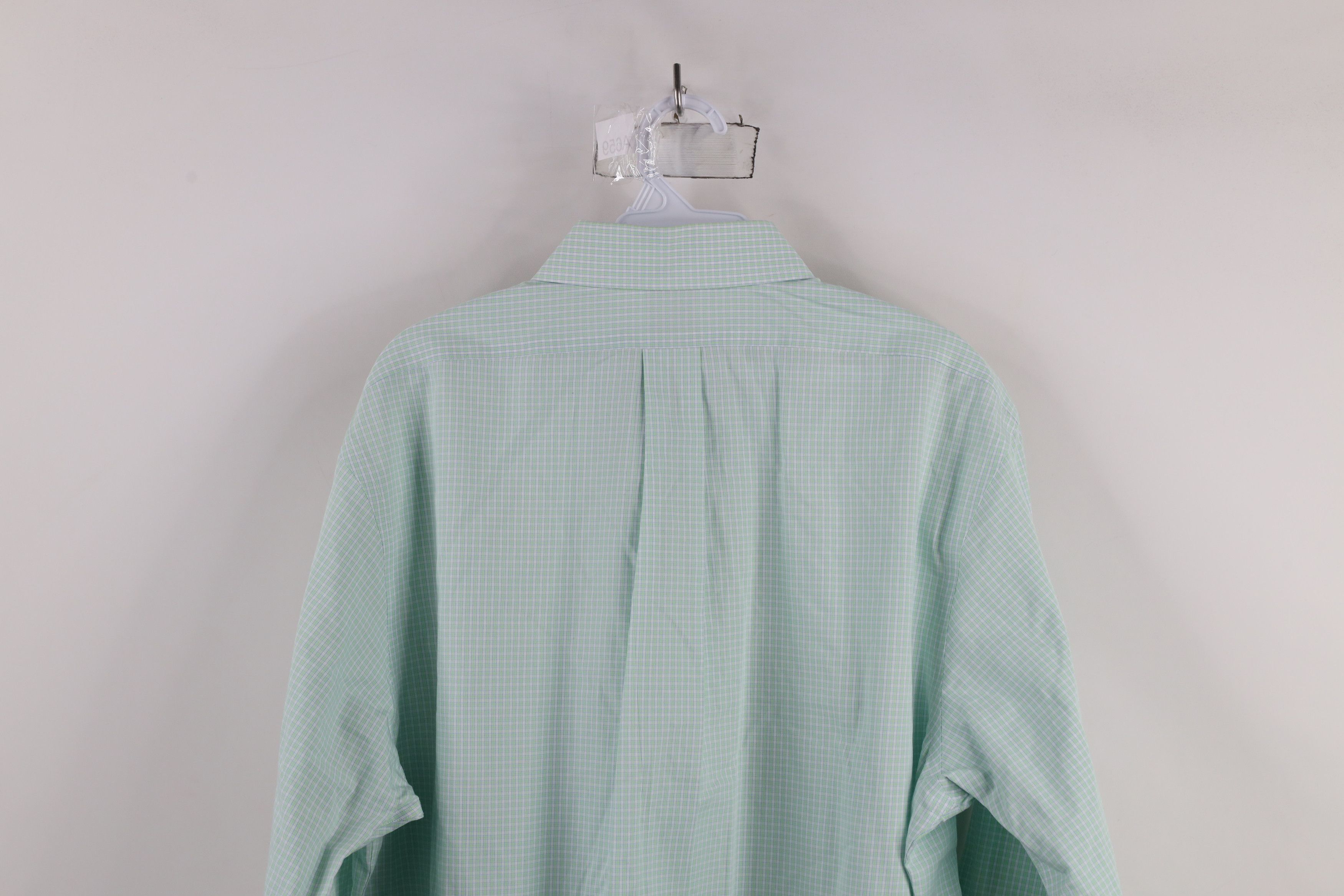 Brooks Brothers × Vintage Vintage 90s Brooks Brothers Regent Button Shirt Plaid Green Size US M / EU 48-50 / 2 - 10 Thumbnail