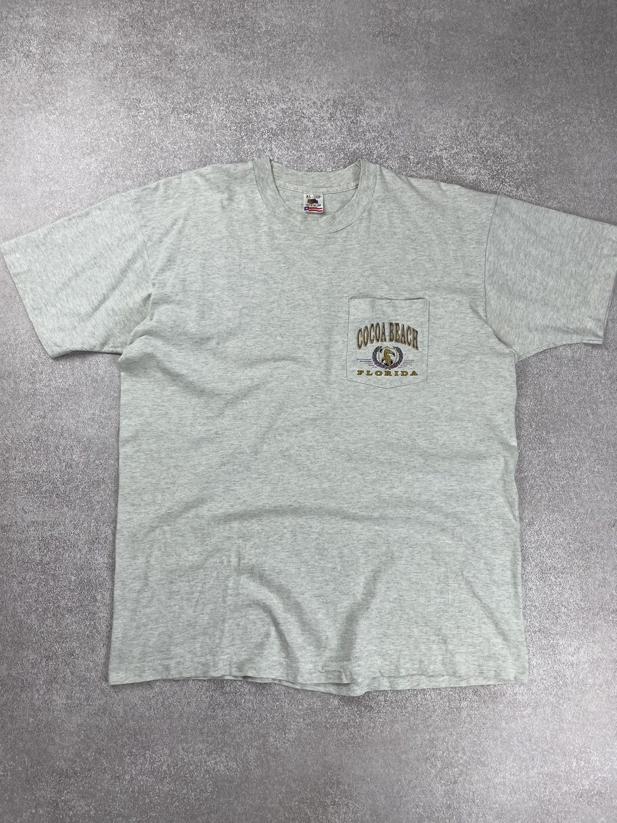 Fruit Of The Loom × Vintage Vintage Cocoa Beach Florida Printed Tee T shirt Size US XL / EU 56 / 4 - 2 Thumbnail