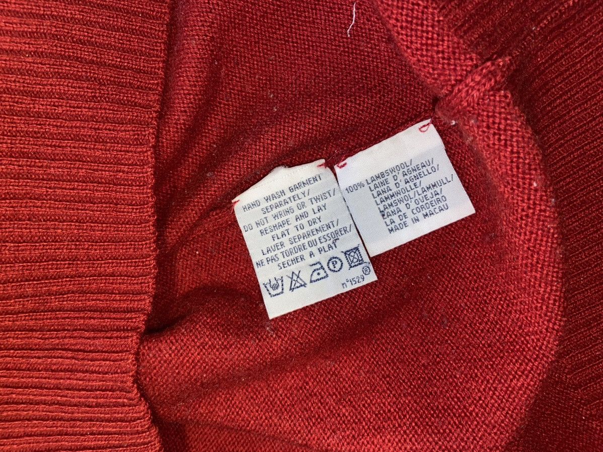 Polo Ralph Lauren × Vintage POLO RALPH LAUREN VINTAGE RED KNITTED SWEATER Size US L / EU 52-54 / 3 - 5 Thumbnail