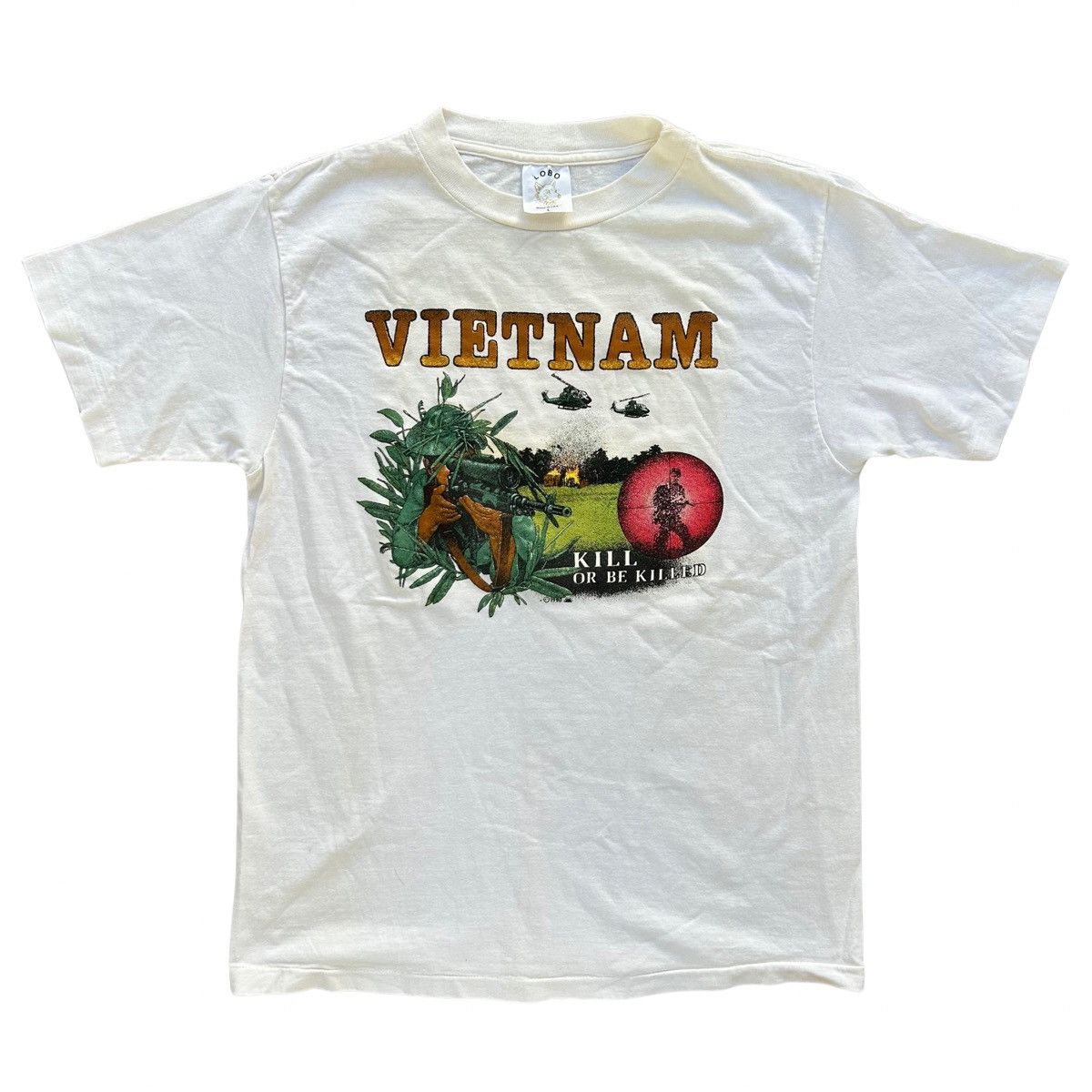 Vintage Vintage 90s Vietnam War Shirt Size Large Made in USA Size US L / EU 52-54 / 3 - 1 Thumbnail