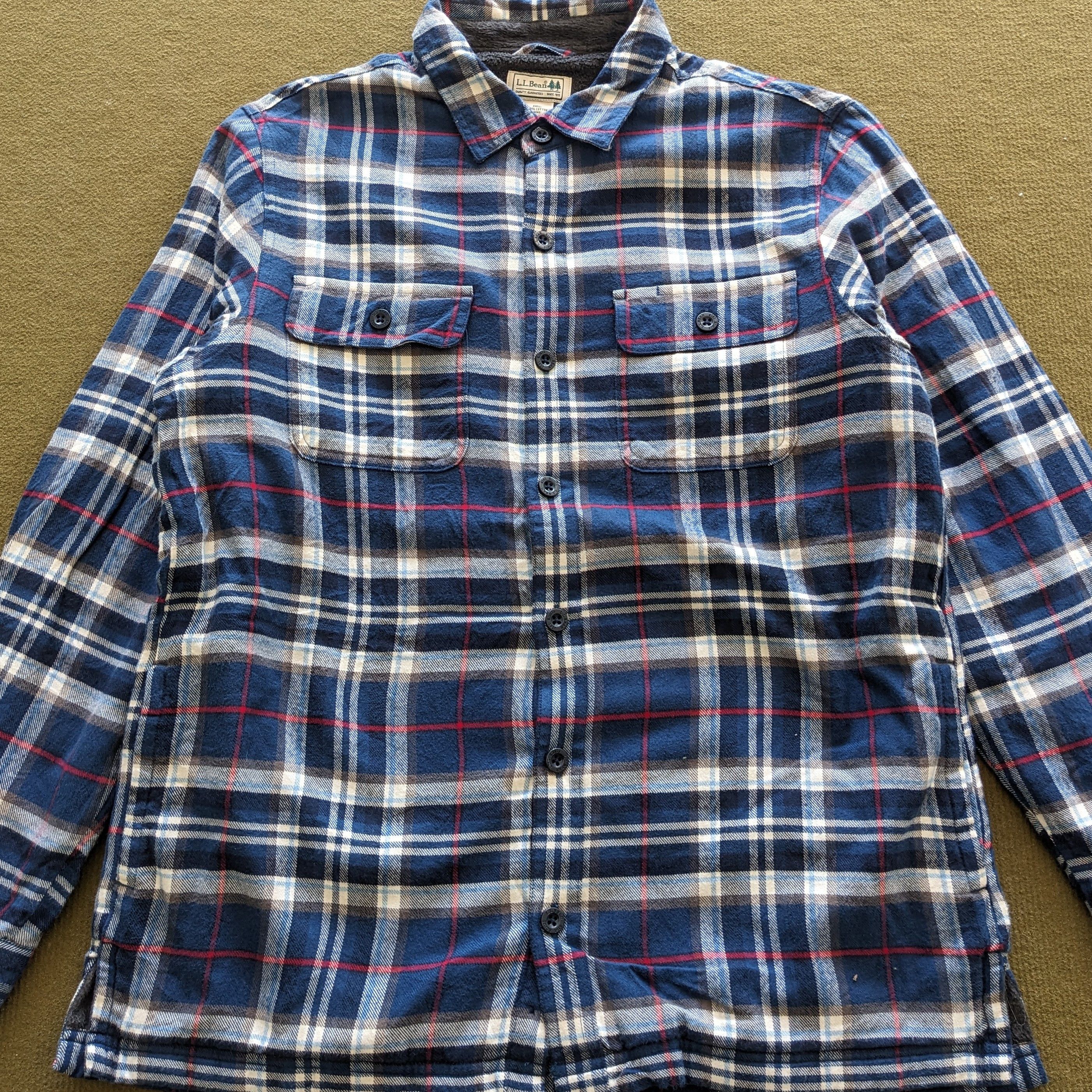 L.L. Bean Vintage L.L BEAN Workwear Button Up Shirts Size US L / EU 52-54 / 3 - 2 Thumbnail