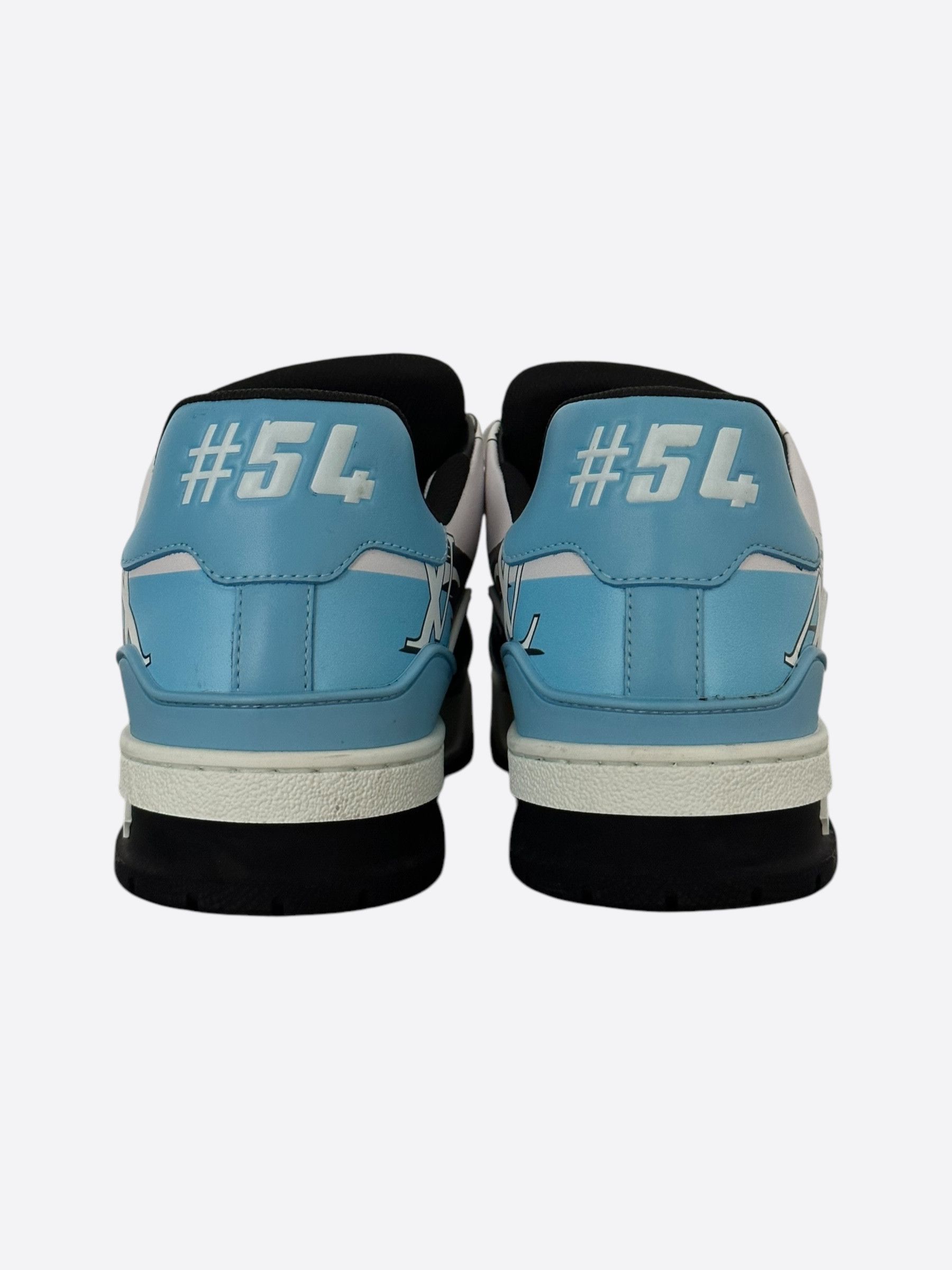 Louis Vuitton Louis Vuitton Black & Blue Logo Trainers Size US 10 / EU 43 - 5 Thumbnail