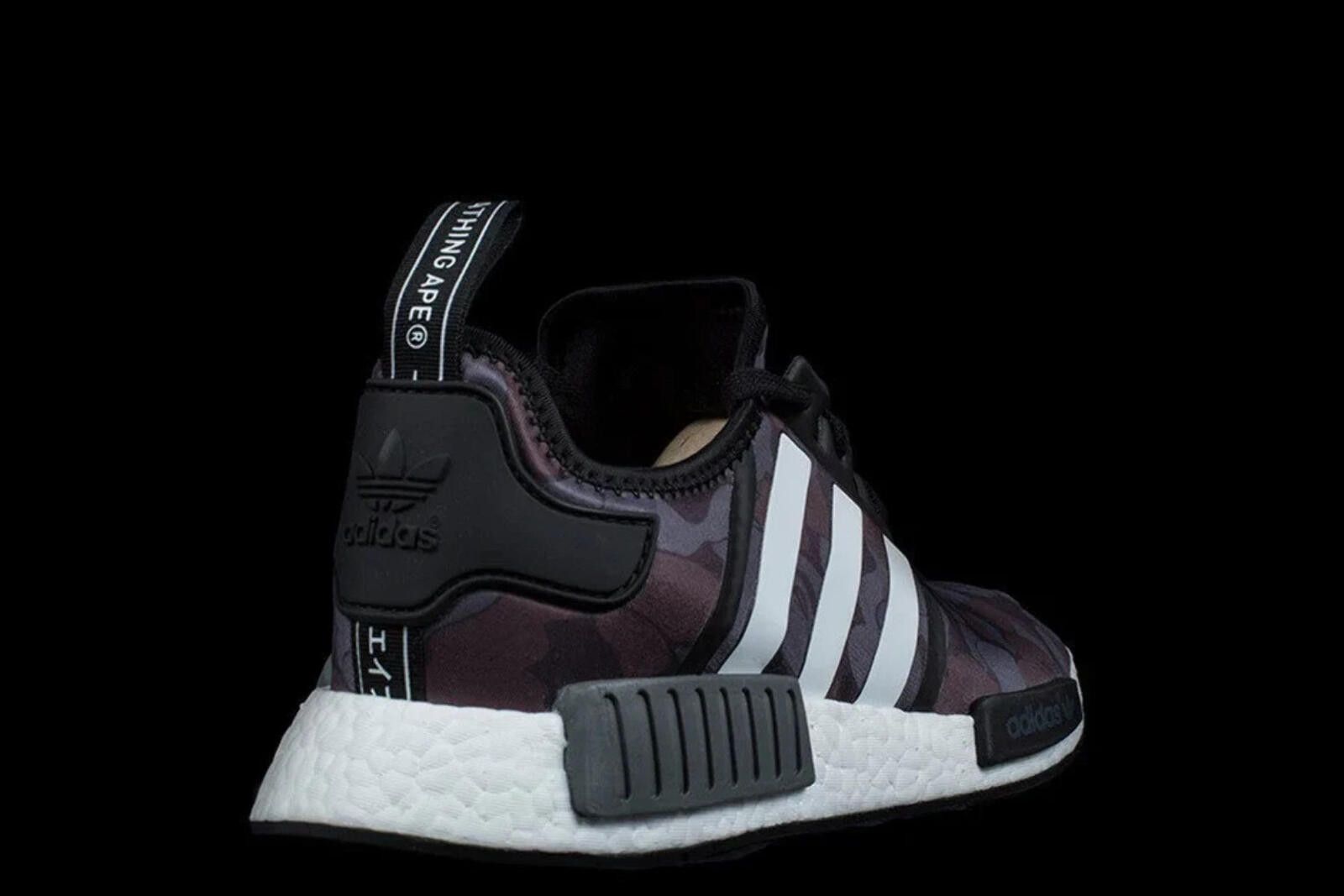 Adidas adidas NMD R1 A Bathing Ape Bape Black Camo BA7325 US11.5 Size US 11.5 / EU 44-45 - 4 Thumbnail