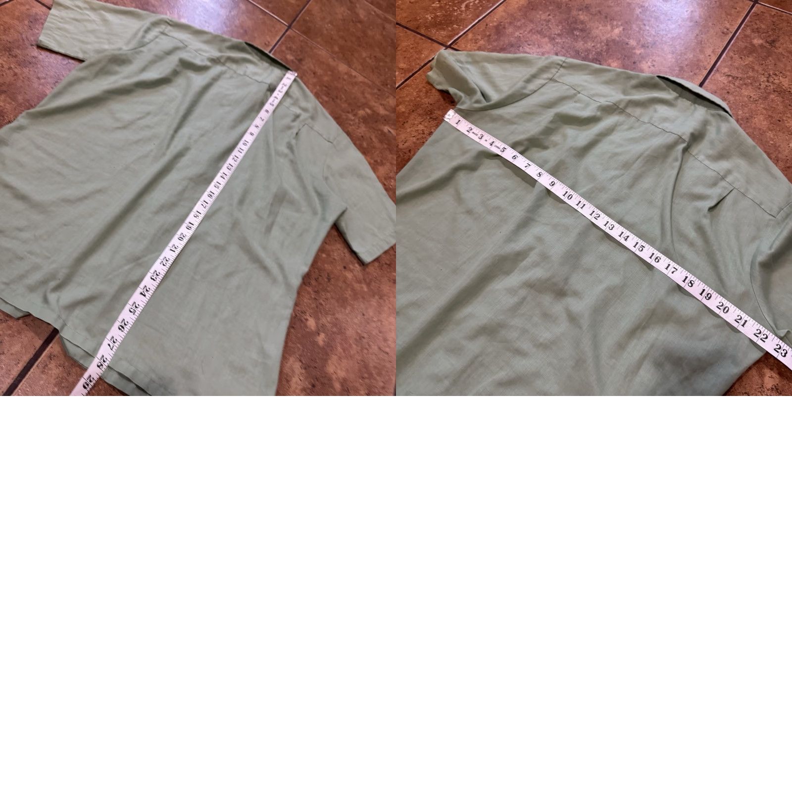 Vintage VINTAGE Pilgrim Shirt Button Front Green Size M Cotton 1960s-70s Shirt Mens Rockabilly Shirts Regular Long Sleeve Button-Front Green Mens Size US M / EU 48-50 / 2 - 8 Thumbnail