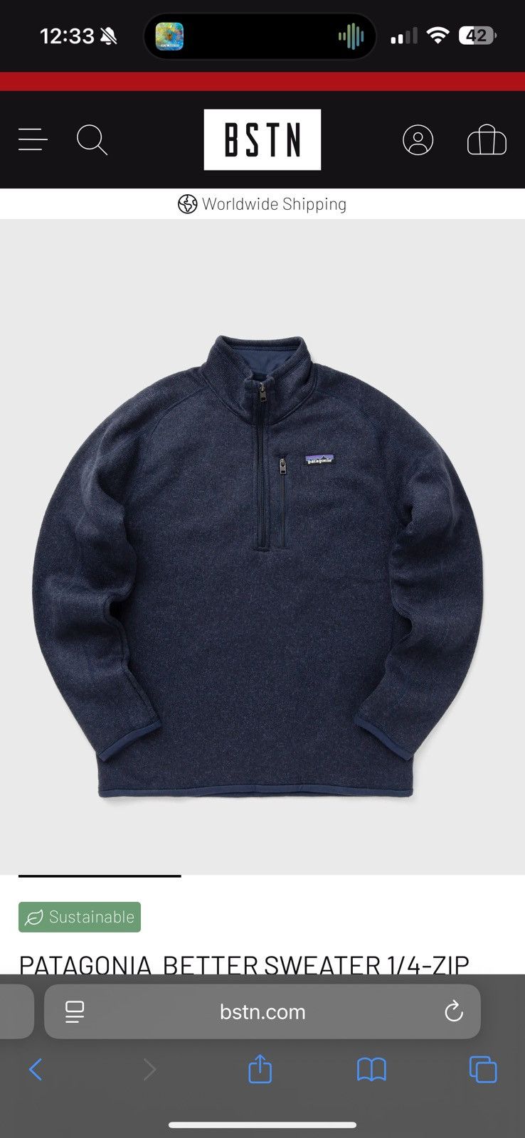 Patagonia Patagonia better sweater quarter zip Size US M / EU 48-50 / 2 - 1 Thumbnail